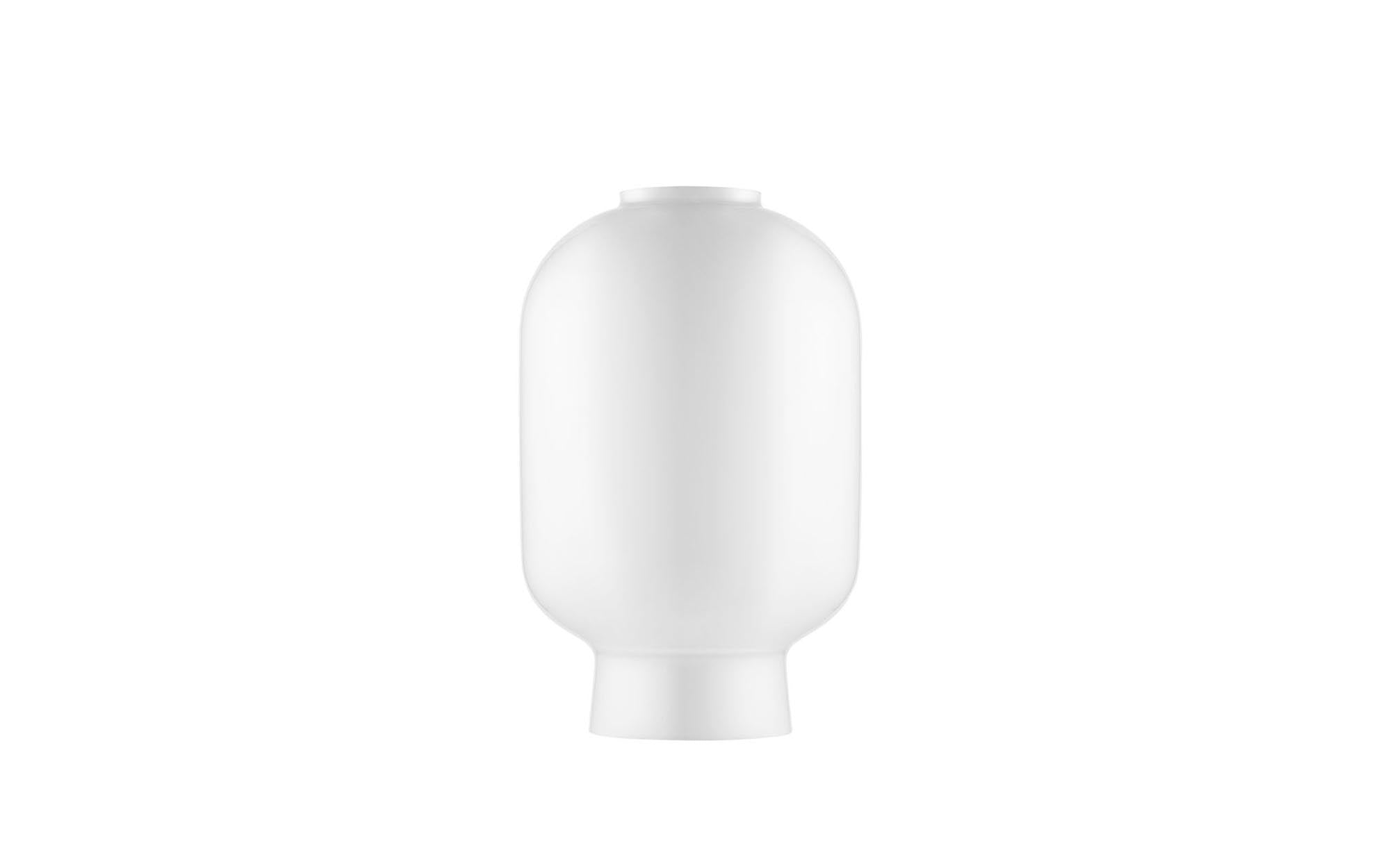 AMP table lamp replacement glass, white/white