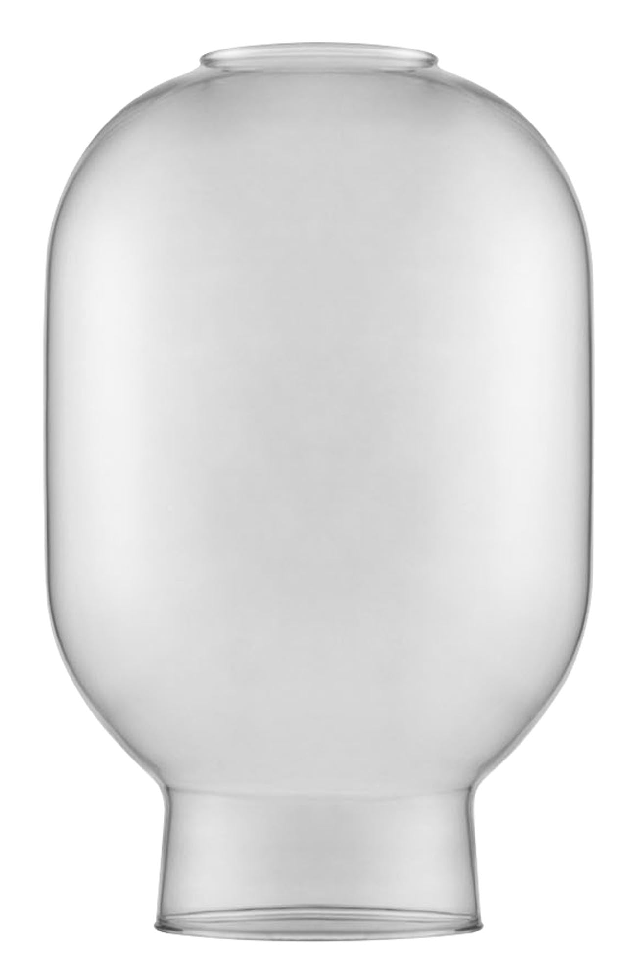 AMP table lamp replacement glass, smoke black