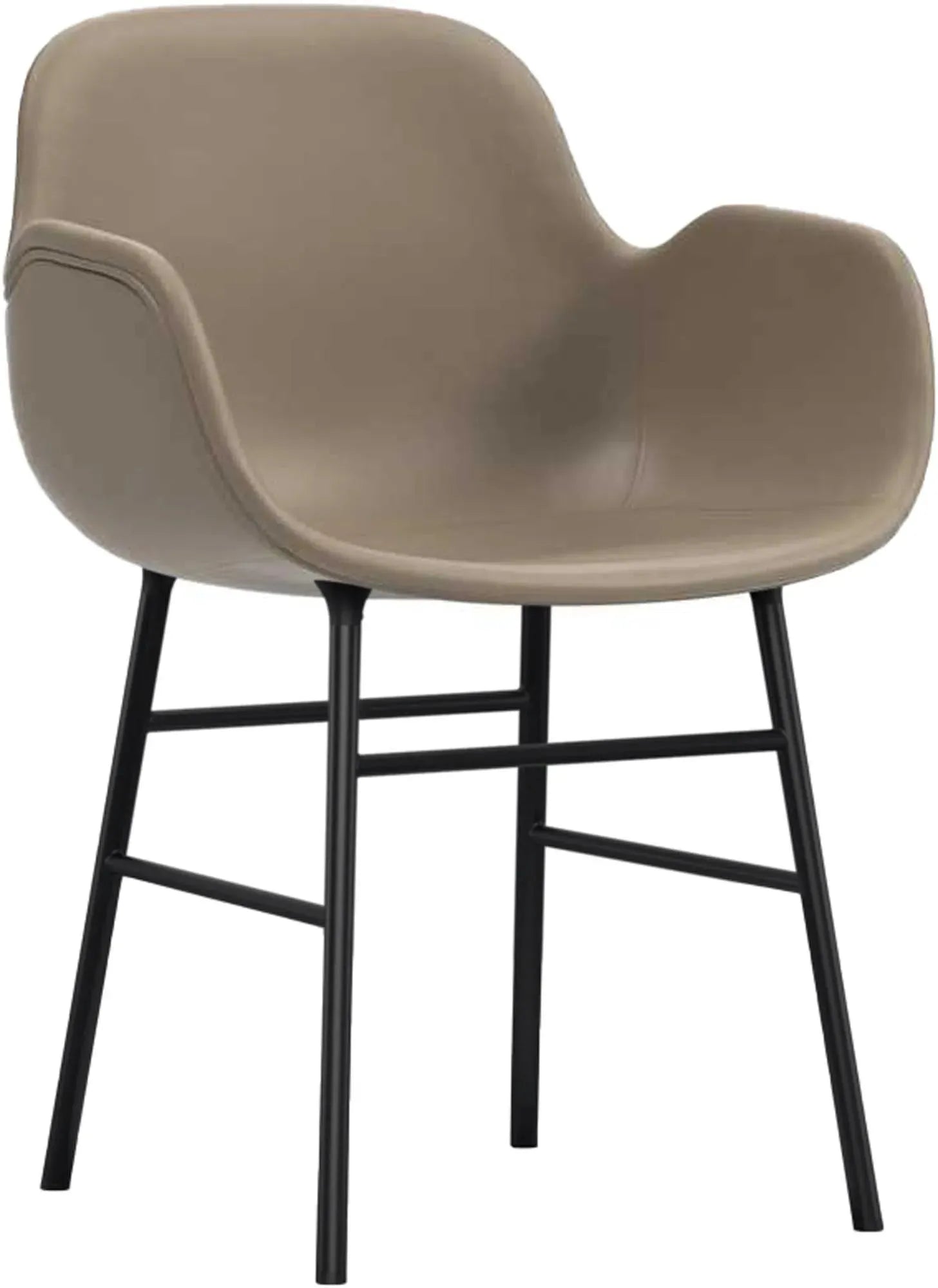 Stilvoller Form Armlehnstuhl von Normann Copenhagen, luxuriös gepolstert.