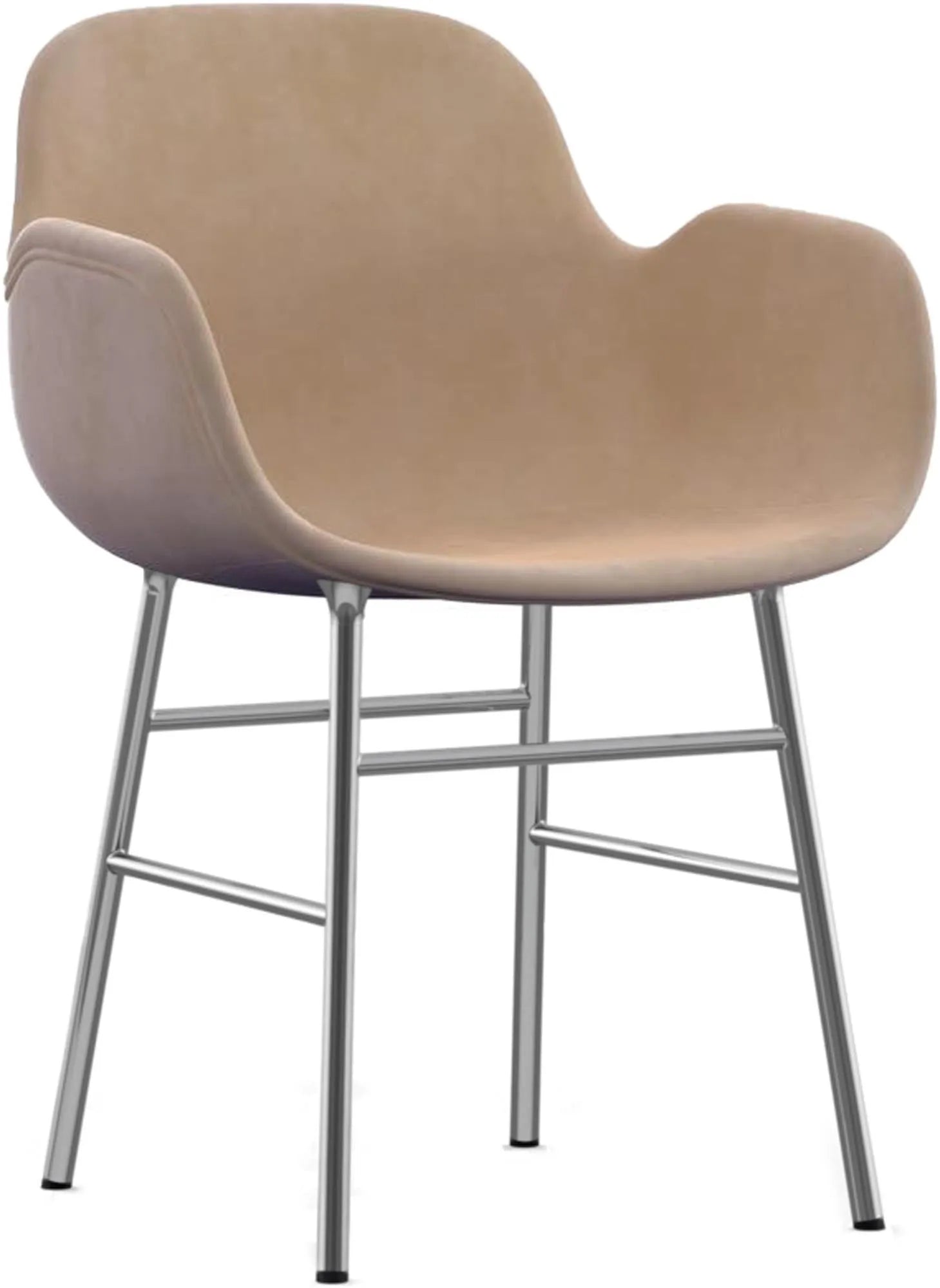 Eleganter Form Armlehnstuhl von Normann Copenhagen, bequem gepolstert.
