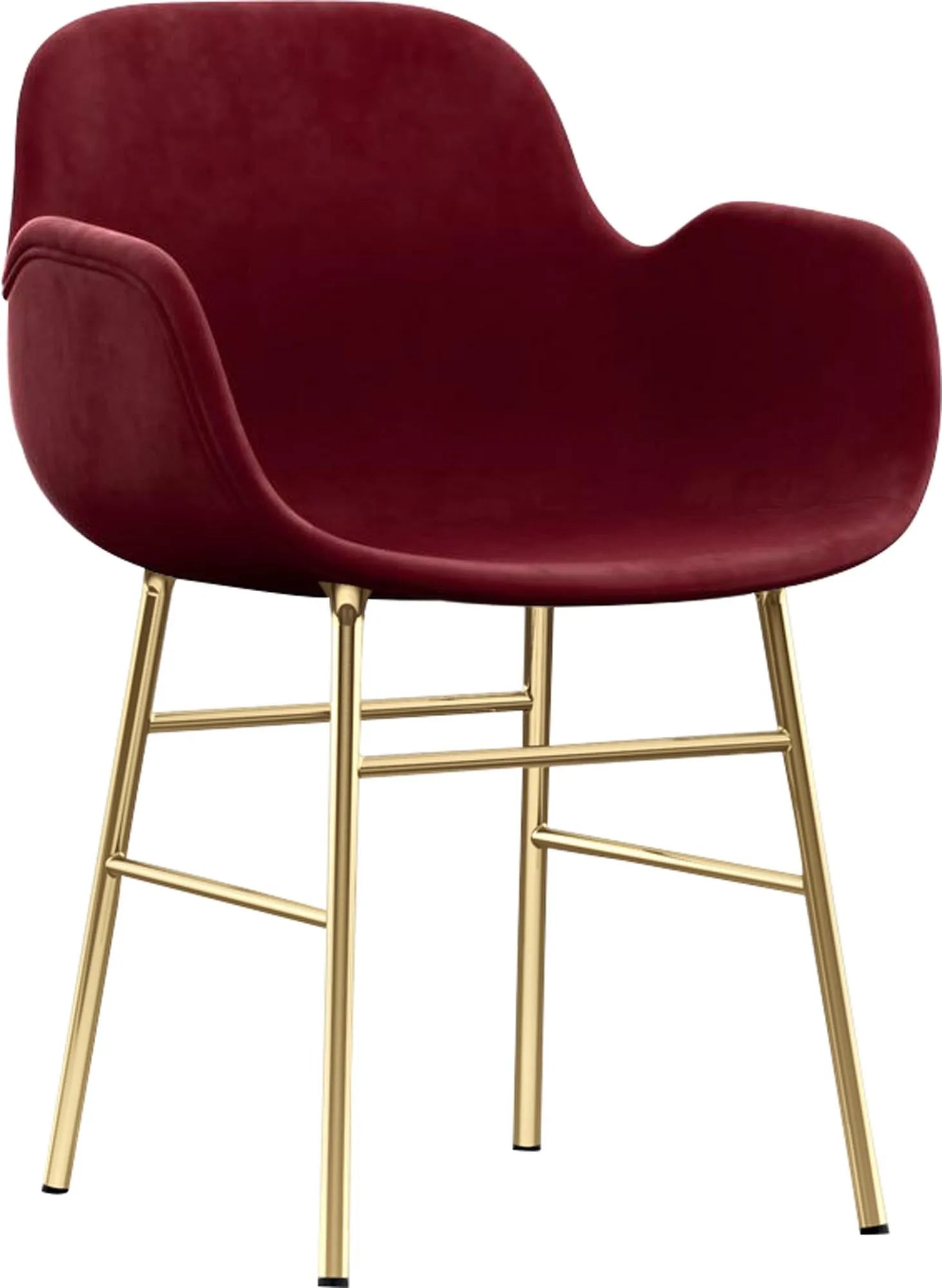 Eleganter Form Armlehnstuhl von Normann Copenhagen, bequem gepolstert.
