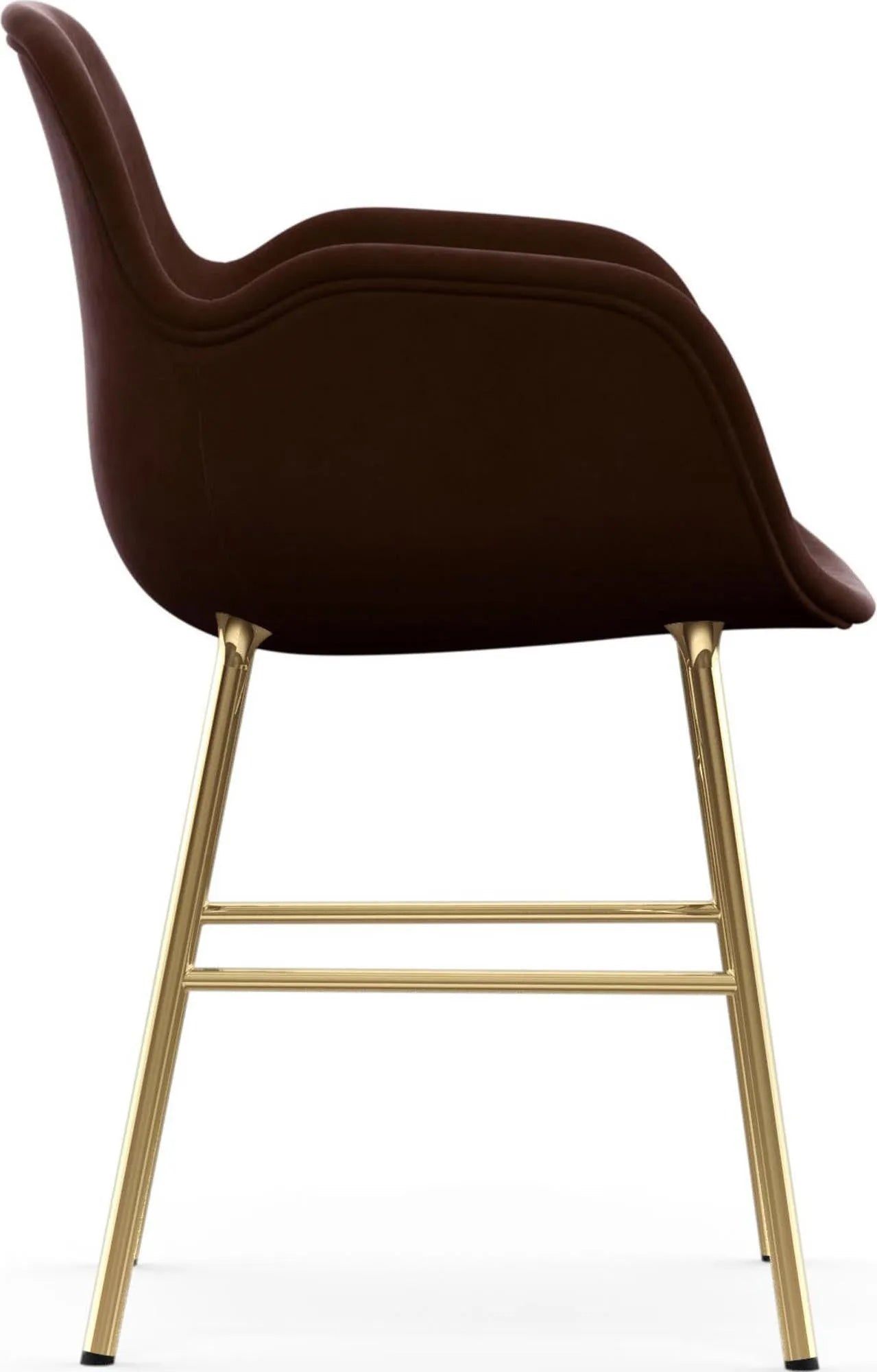 Stilvoller Form Armlehnstuhl von Normann Copenhagen, luxuriös gepolstert.
