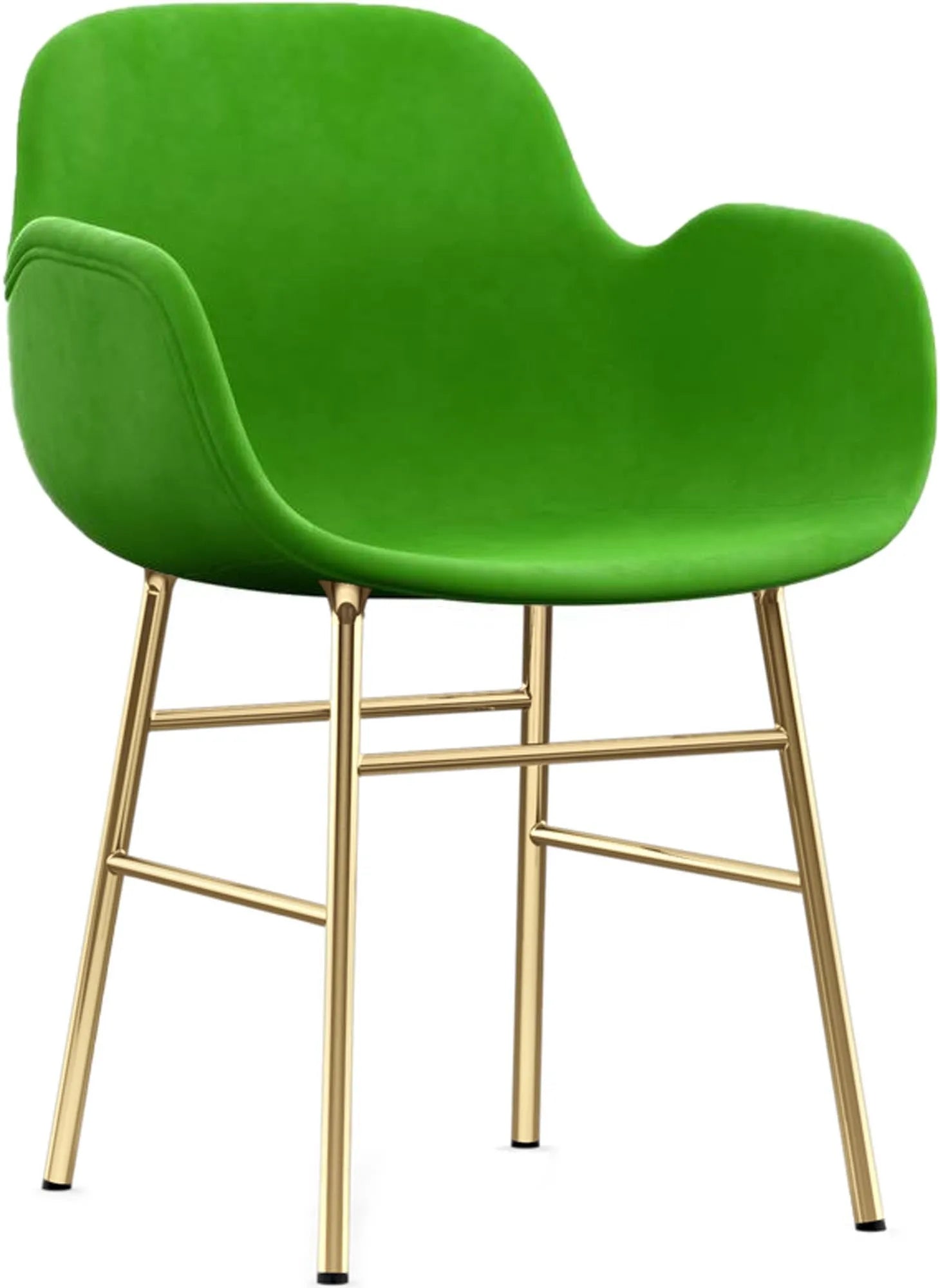 Stilvoller Form Armlehnstuhl von Normann Copenhagen, luxuriös gepolstert.