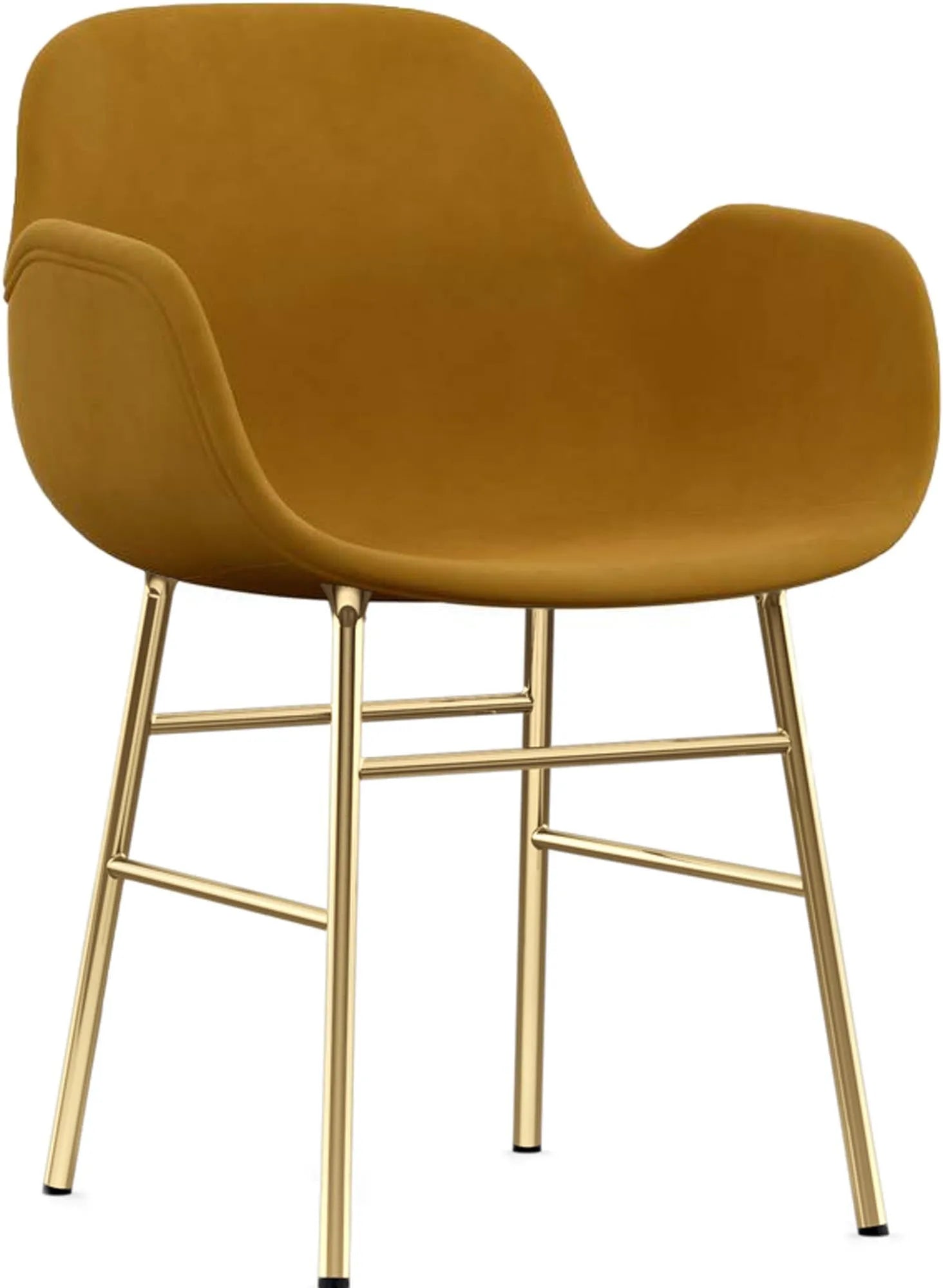 Stilvoller Form Armlehnstuhl von Normann Copenhagen, luxuriös gepolstert.