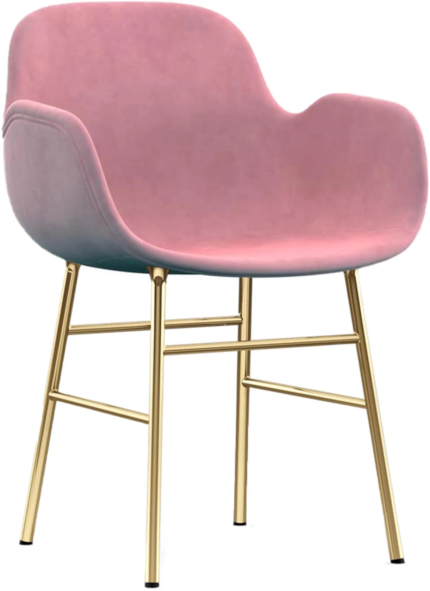 Stilvoller Form Armlehnstuhl von Normann Copenhagen, luxuriös gepolstert.