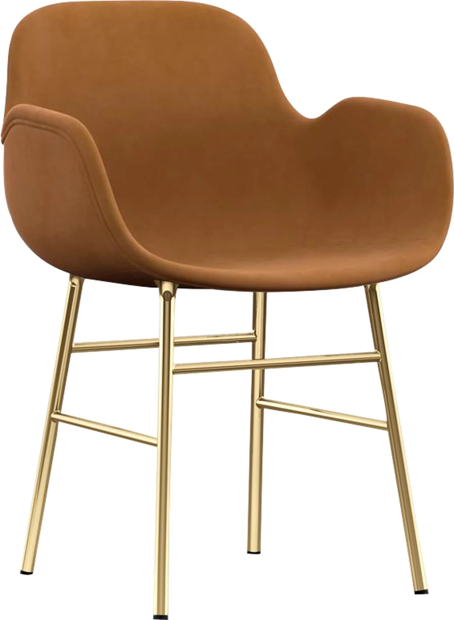 Stilvoller Form Armlehnstuhl von Normann Copenhagen, luxuriös gepolstert.