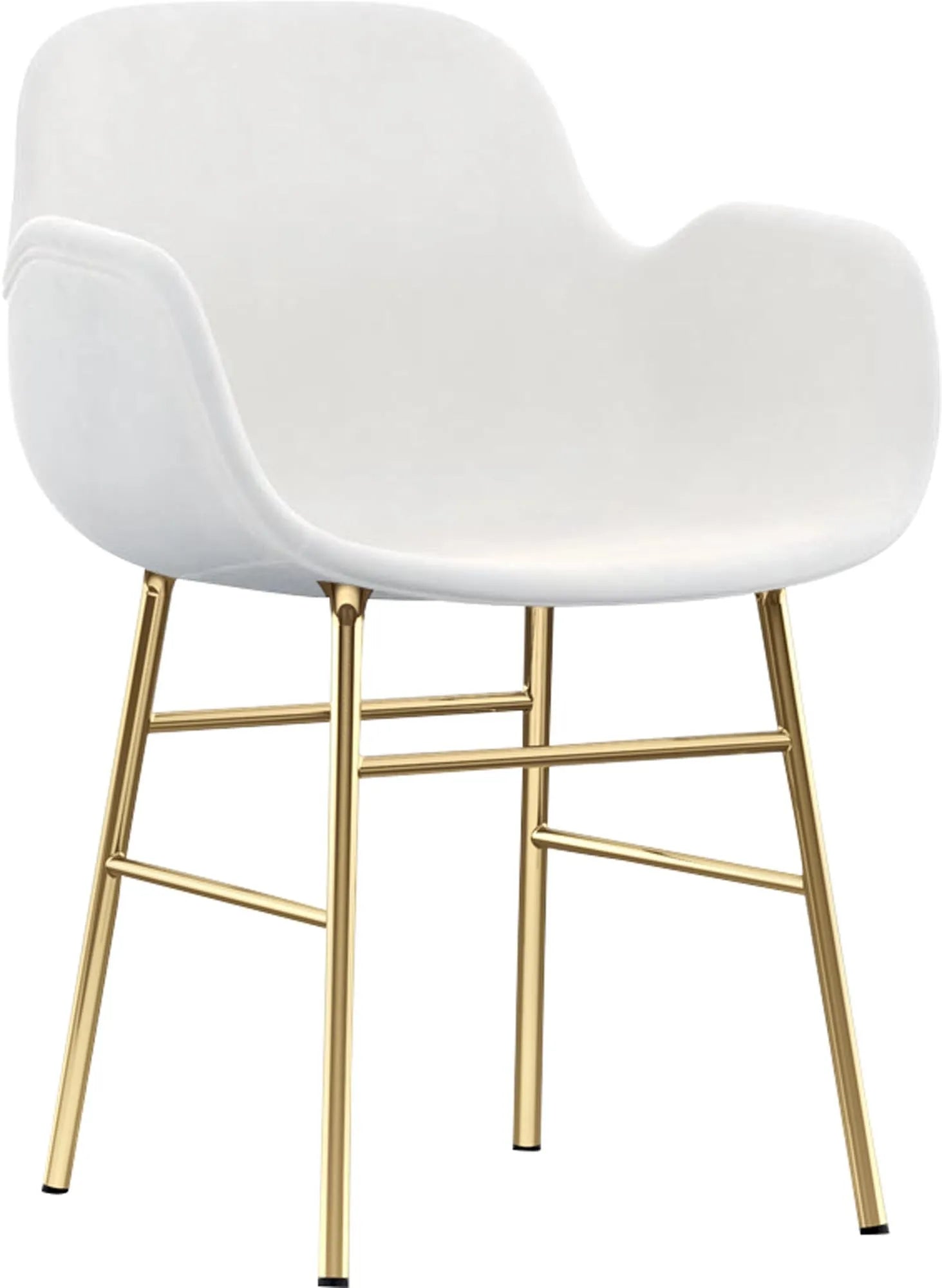 Stilvoller Form Armlehnstuhl von Normann Copenhagen, luxuriös gepolstert.