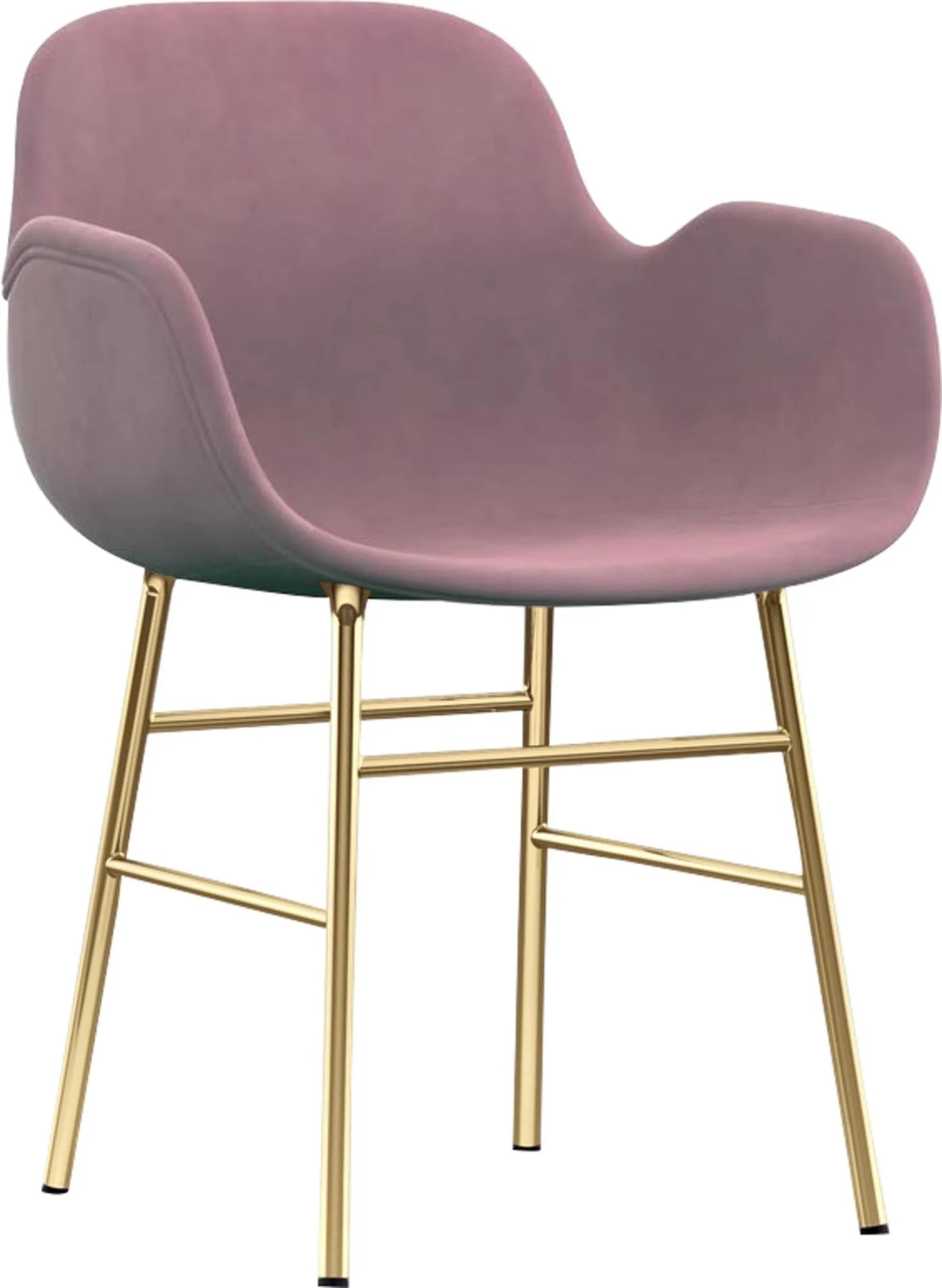 Stilvoller Form Armlehnstuhl von Normann Copenhagen, luxuriös gepolstert.