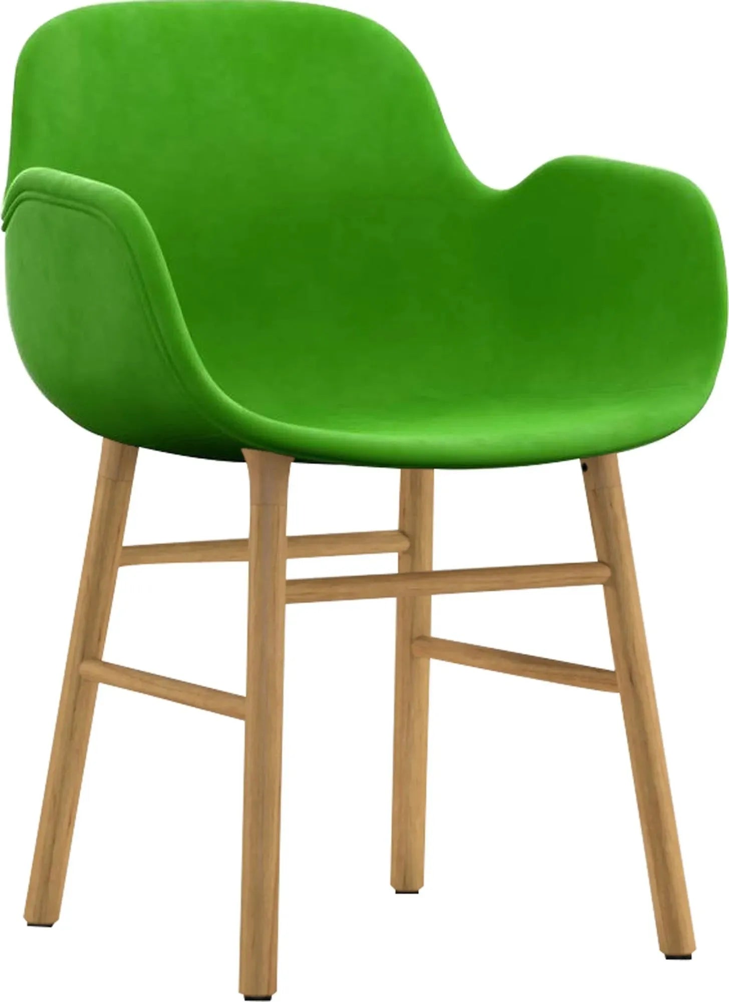 Eleganter Form Armlehnstuhl von Normann Copenhagen, bequem gepolstert.