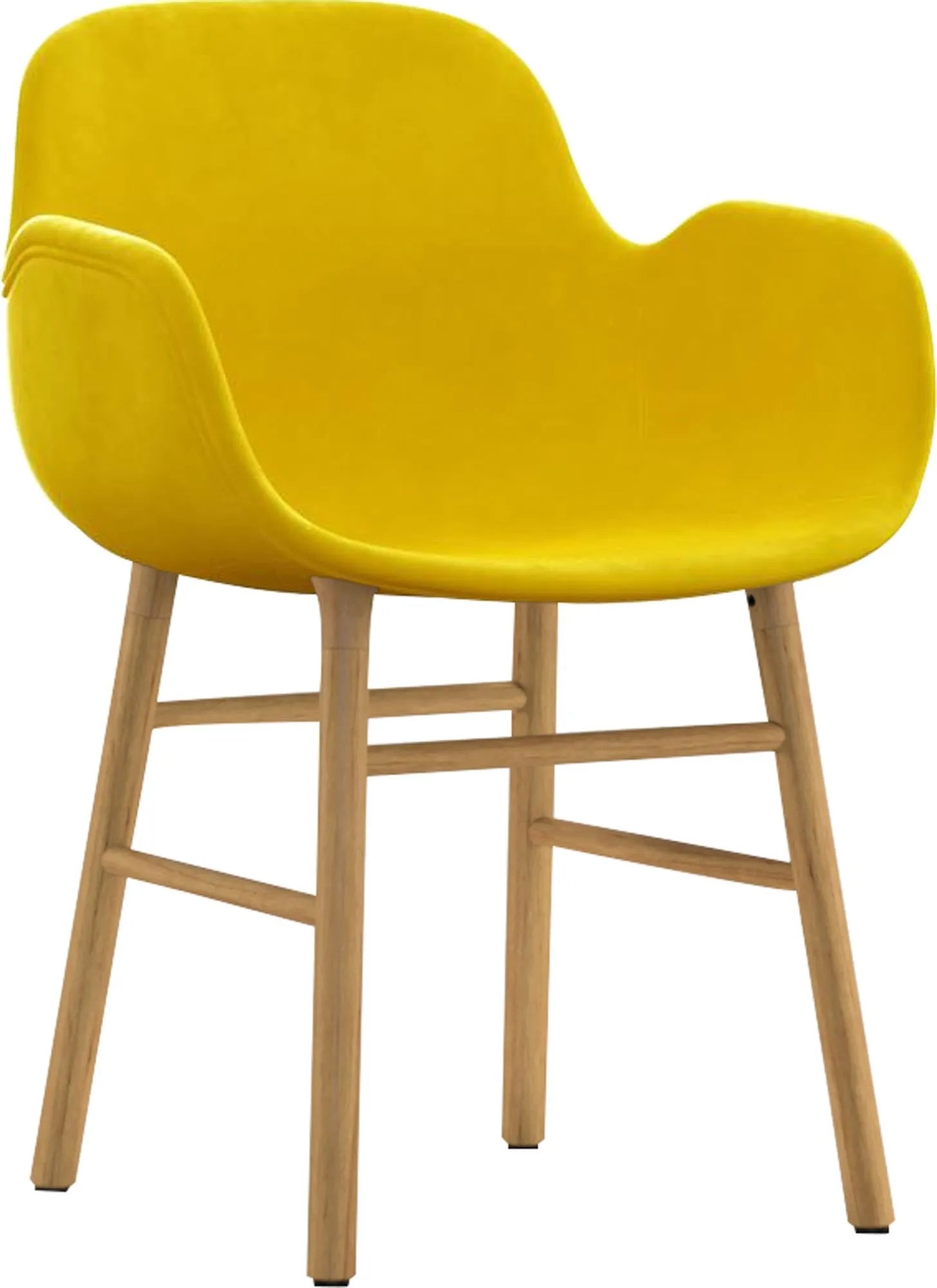 Eleganter Form Armlehnstuhl von Normann Copenhagen, bequem gepolstert.