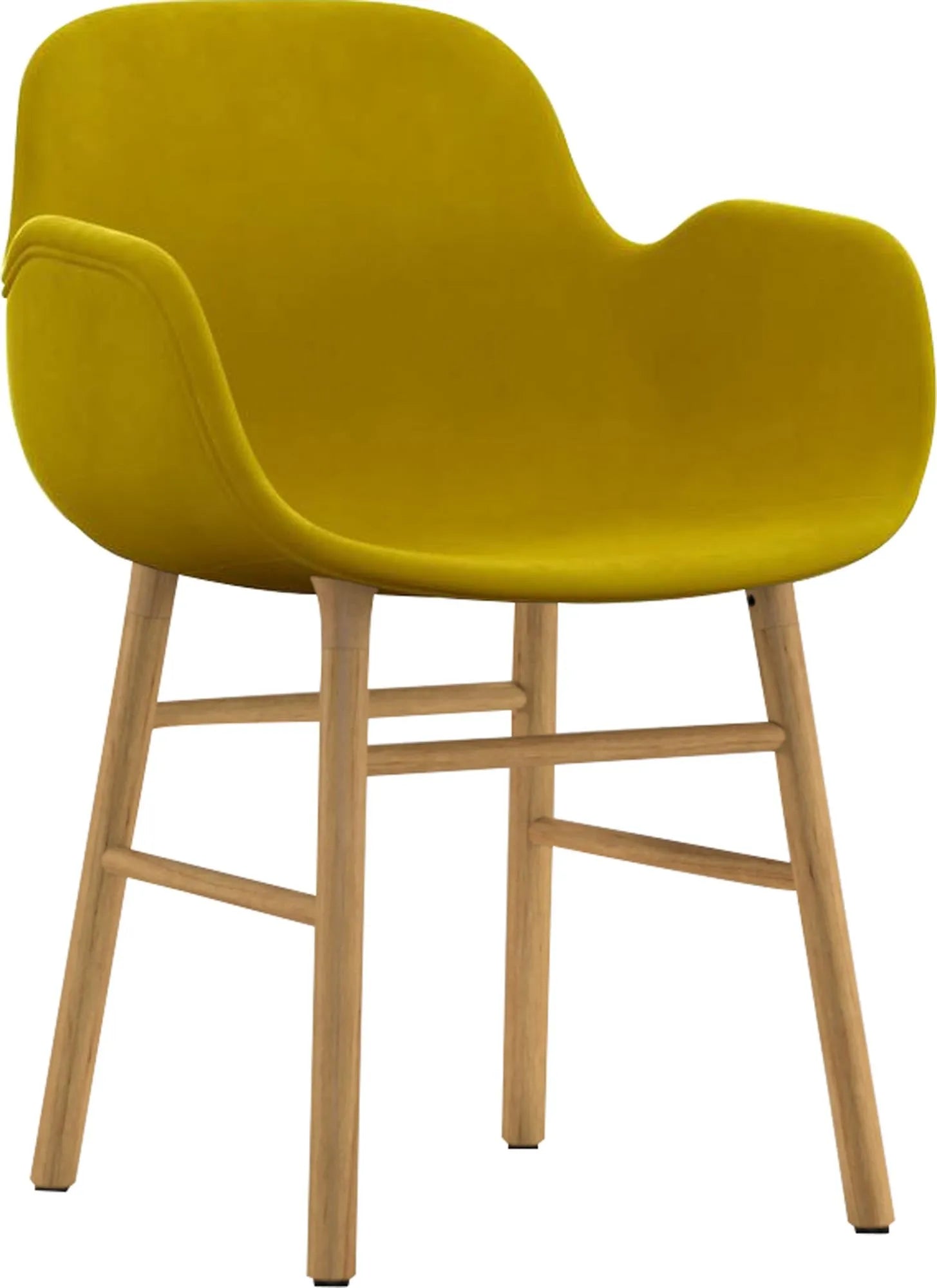Stilvoller Form Armlehnstuhl von Normann Copenhagen, luxuriös gepolstert.
