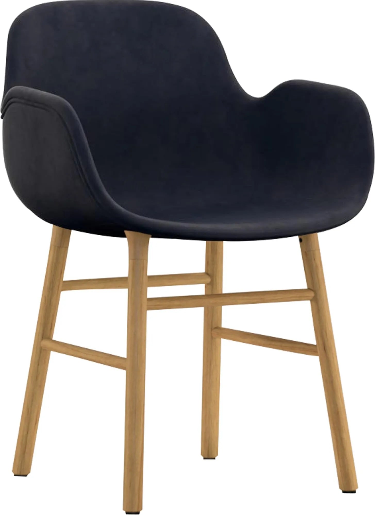 Stilvoller Form Armlehnstuhl von Normann Copenhagen, luxuriös gepolstert.