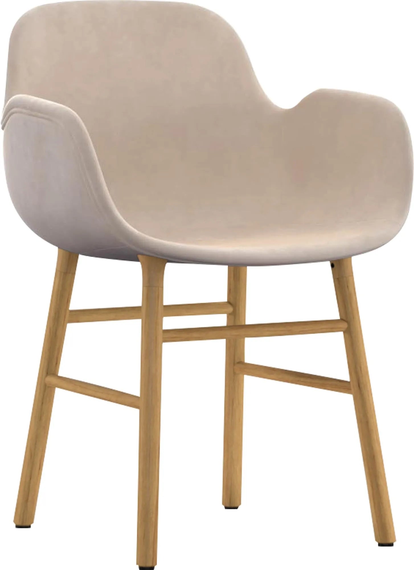 Eleganter Form Armlehnstuhl von Normann Copenhagen, bequem gepolstert.