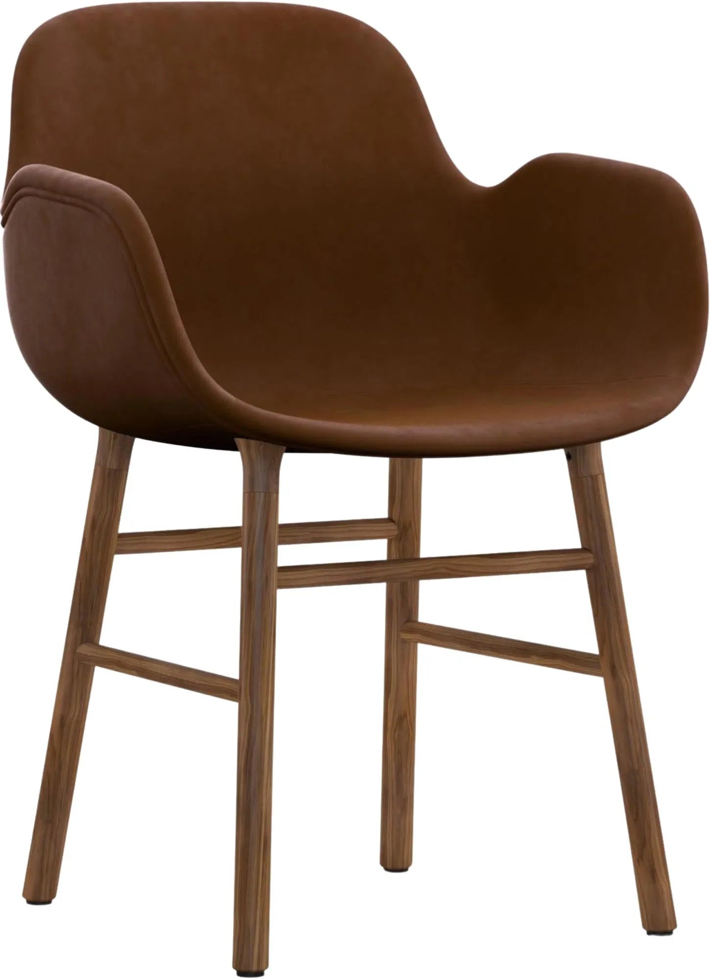Stilvoller Form Armlehnstuhl von Normann Copenhagen, luxuriös gepolstert.