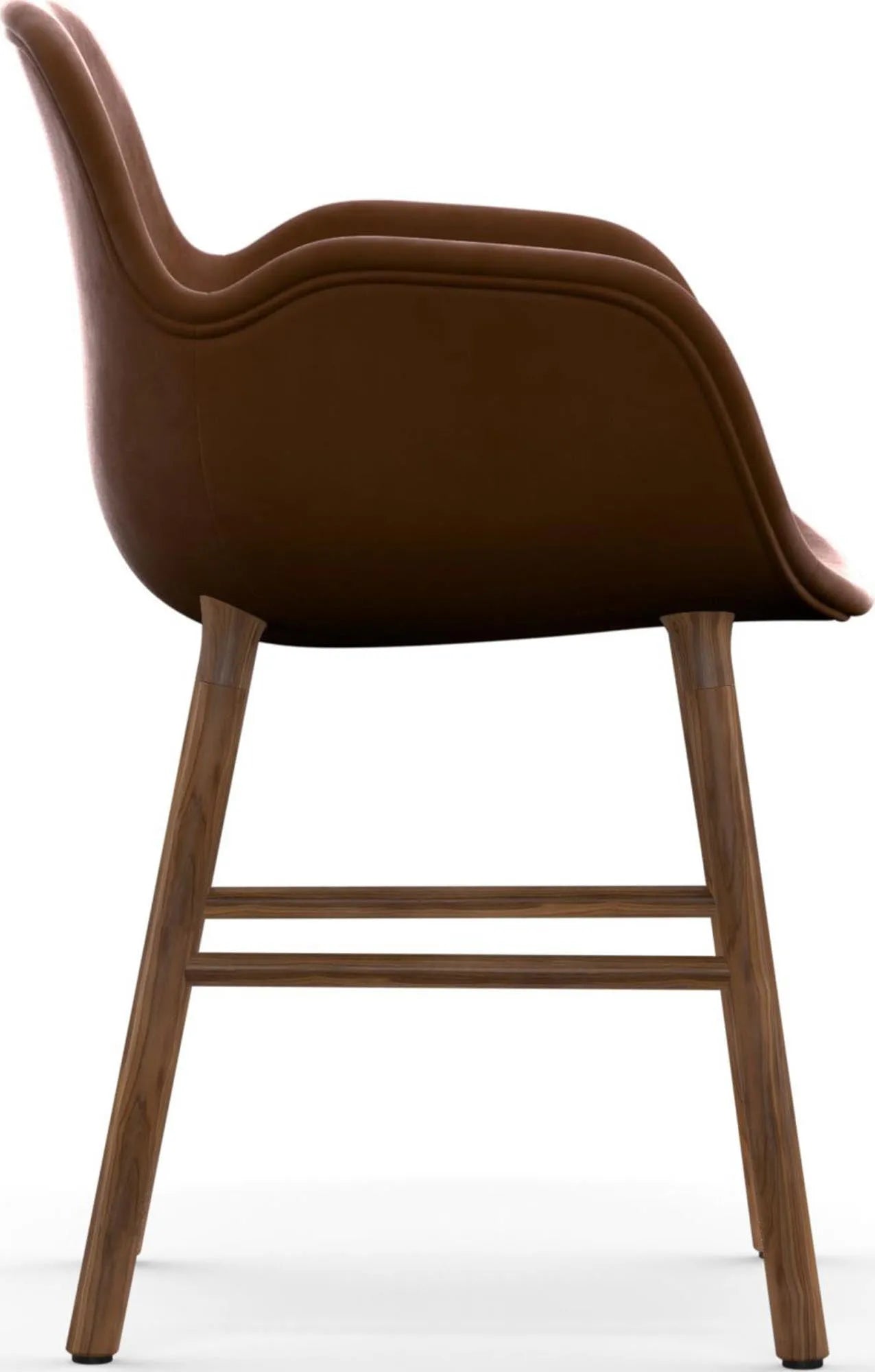 Eleganter Form Armlehnstuhl von Normann Copenhagen, bequem gepolstert.