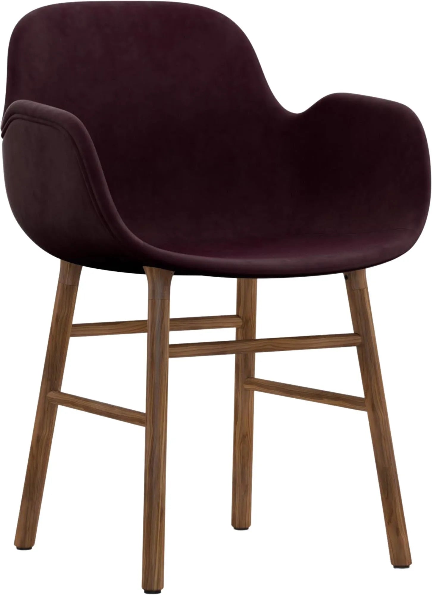 Stilvoller Form Armlehnstuhl von Normann Copenhagen, luxuriös gepolstert.