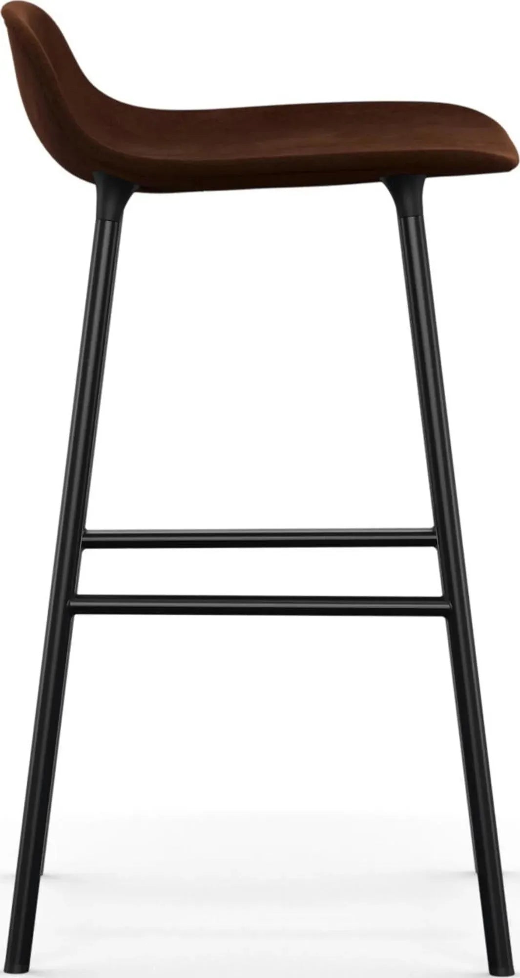 Stilvoller 65 cm Barhocker von Normann Copenhagen, bequem gepolstert.