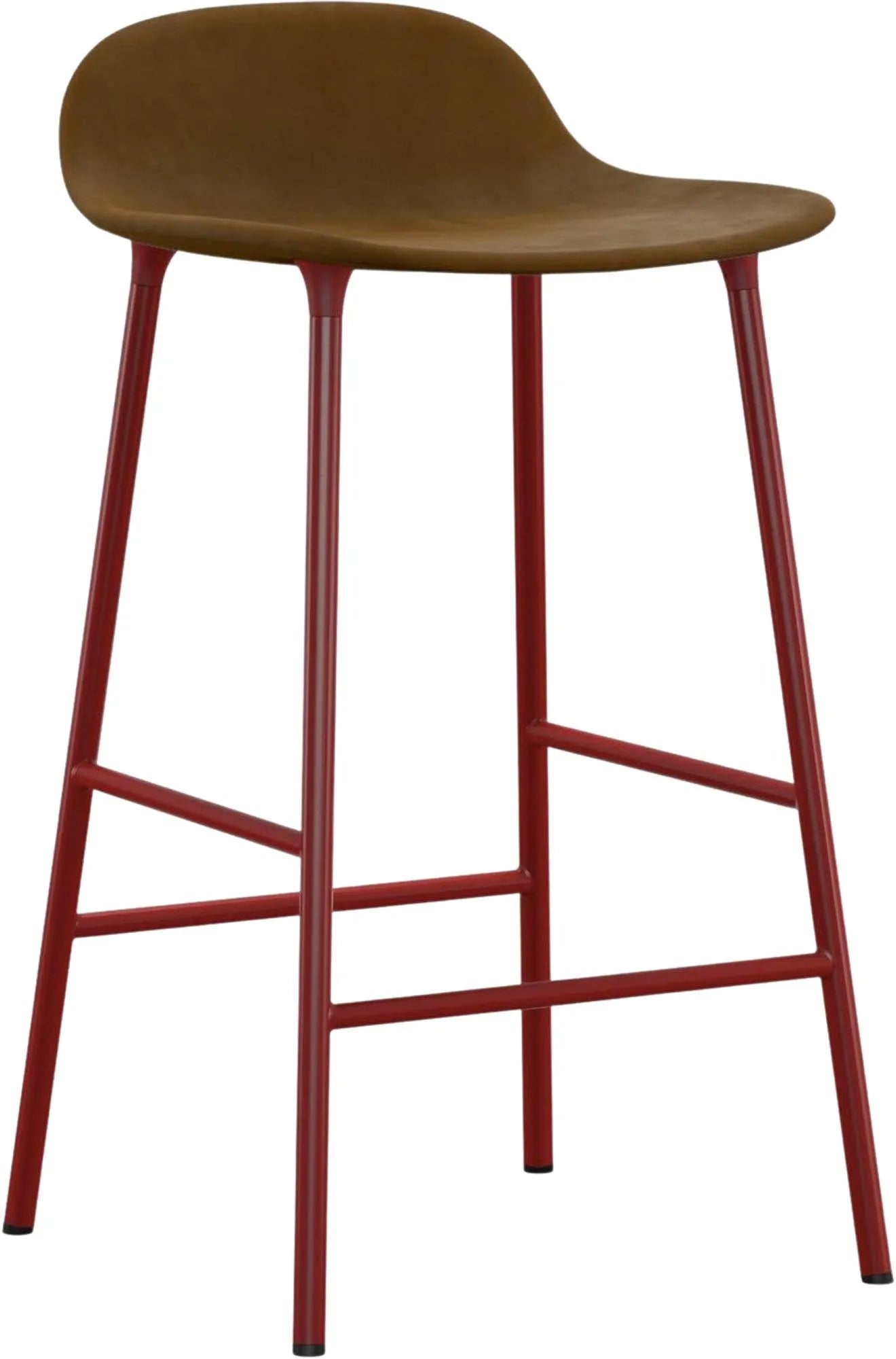 Eleganter 65 cm Barhocker von Normann Copenhagen, komfortabel gepolstert.