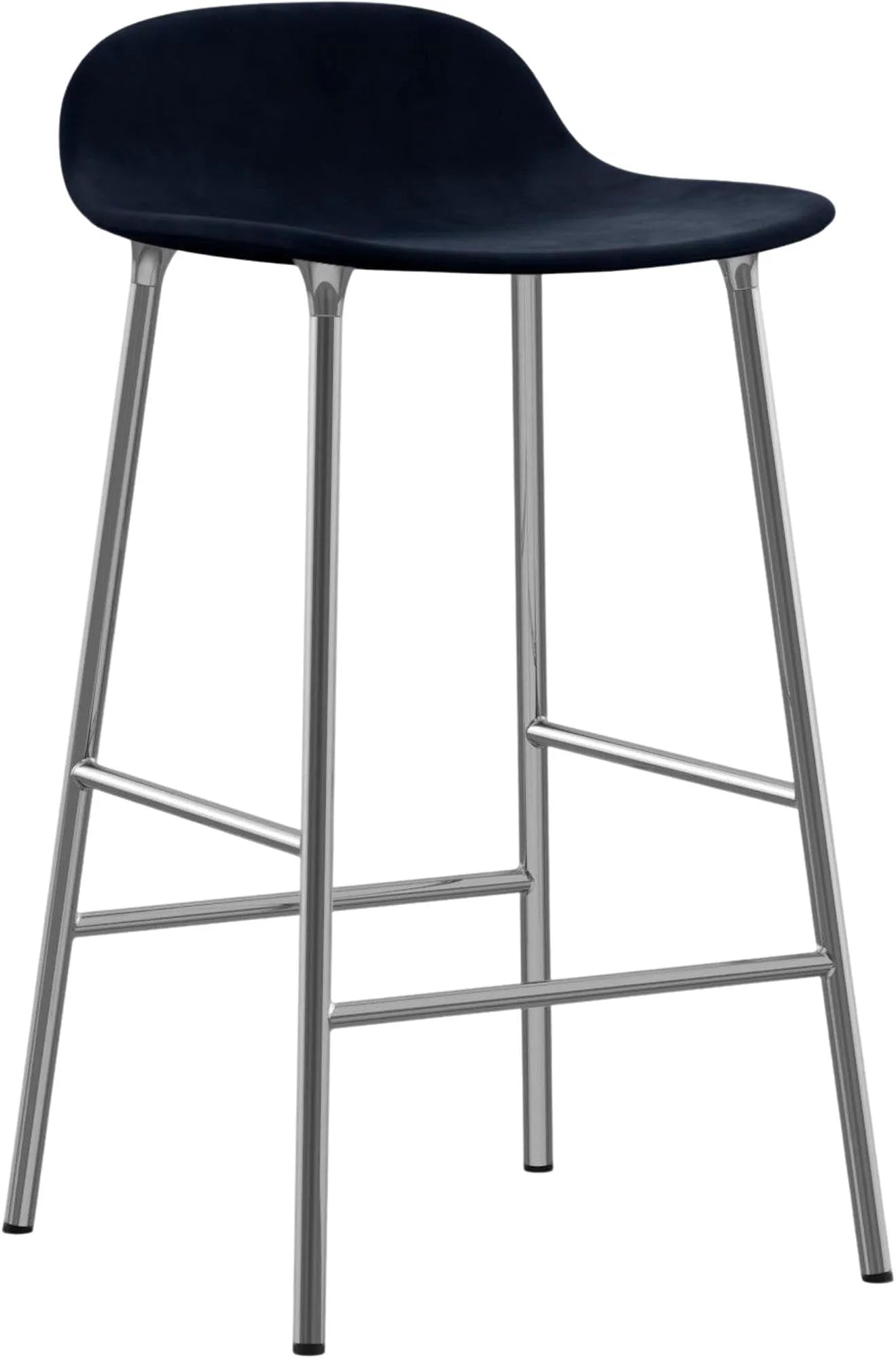 Eleganter 65 cm Barhocker von Normann Copenhagen, komfortabel gepolstert.