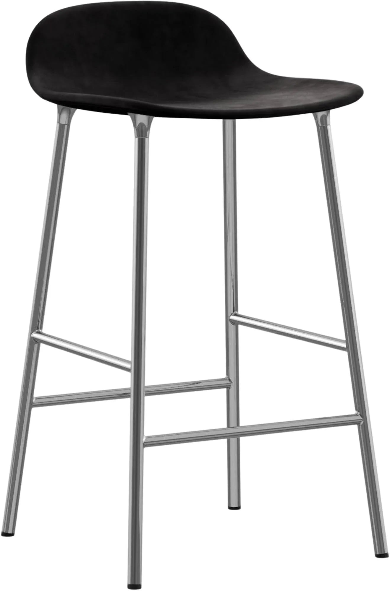 Eleganter 65 cm Barhocker von Normann Copenhagen, komfortabel gepolstert.