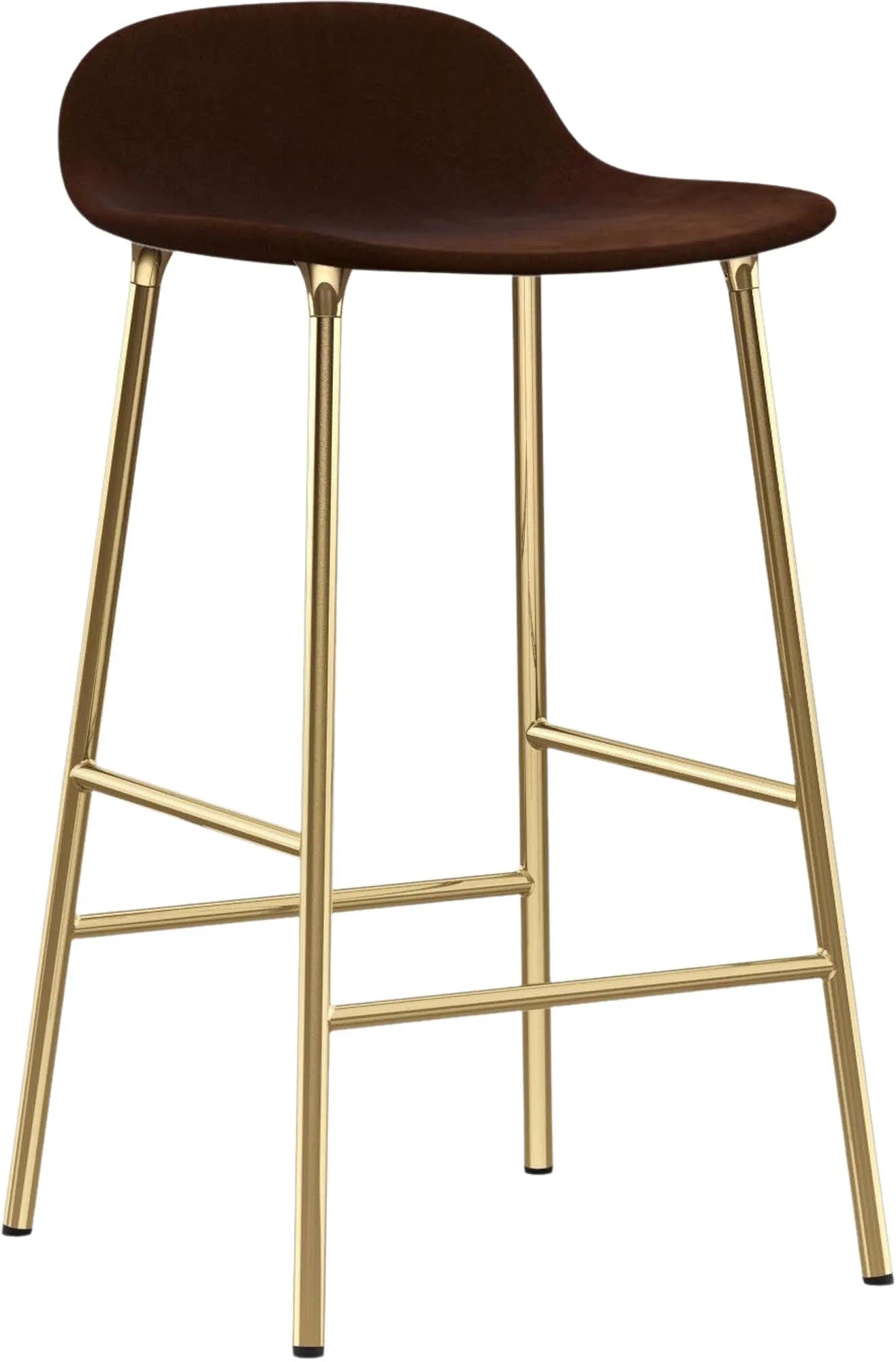 Der Form Barhocker von Normann Copenhagen vereint schlichtes Design, Funktion und Ästhetik. Handgefertigt mit Holz- oder Stahlrahmen und gepolstertem Sitz, bietet er über 40.000 Kombinationsmöglichkeiten mit hochwertigen Stoffen und Leder.