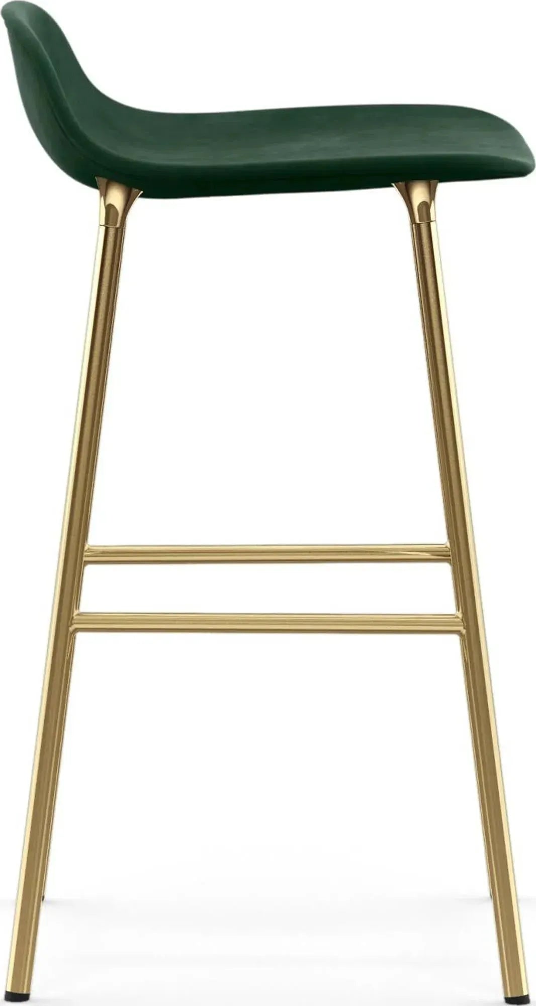 Eleganter 65 cm Barhocker von Normann Copenhagen, komfortabel gepolstert.