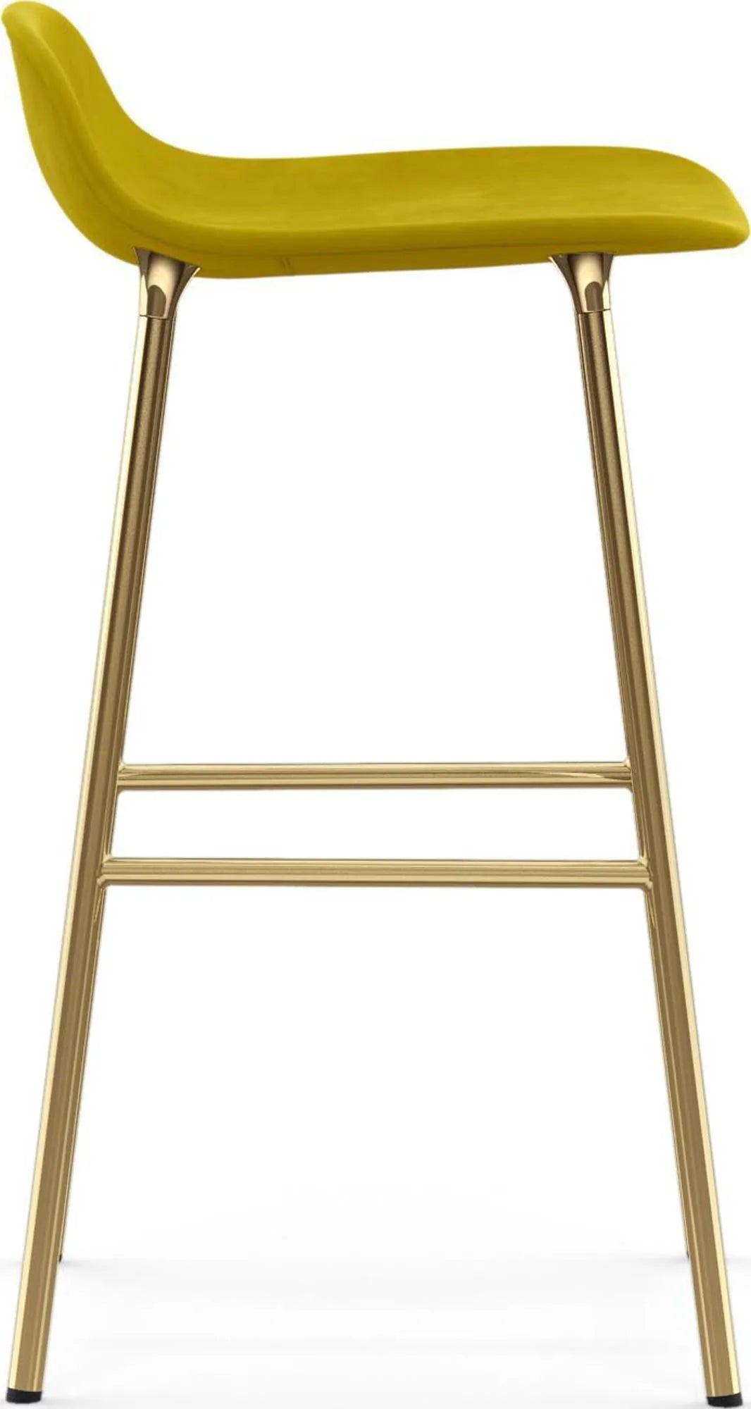 Eleganter 65 cm Barhocker von Normann Copenhagen, komfortabel gepolstert.