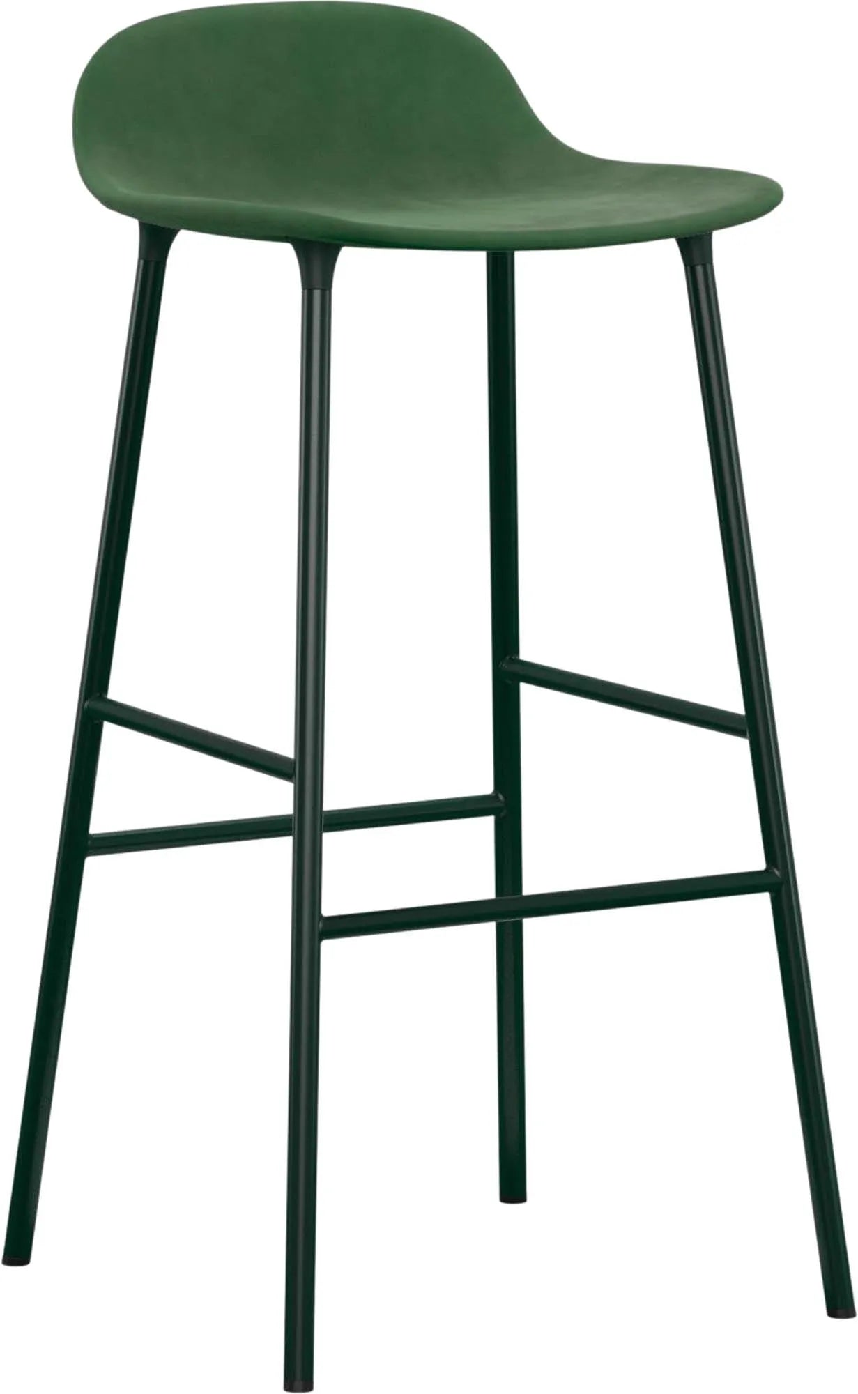 Stilvoller 75 cm Barhocker von Normann Copenhagen, bequem gepolstert.