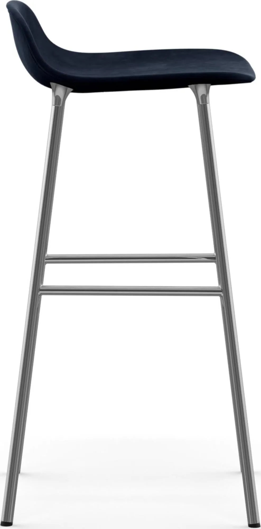 Eleganter 75 cm Barhocker von Normann Copenhagen, komfortabel gepolstert.