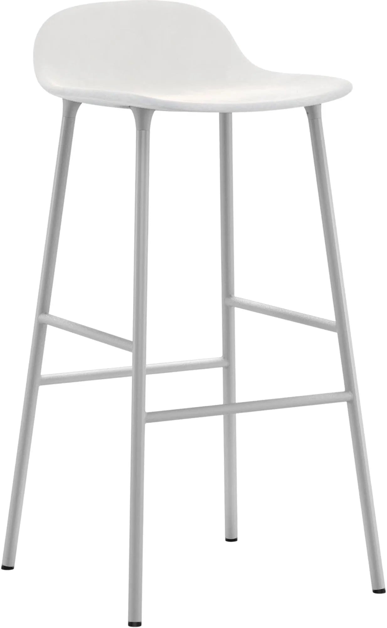 Eleganter 75 cm Barhocker von Normann Copenhagen, komfortabel gepolstert.