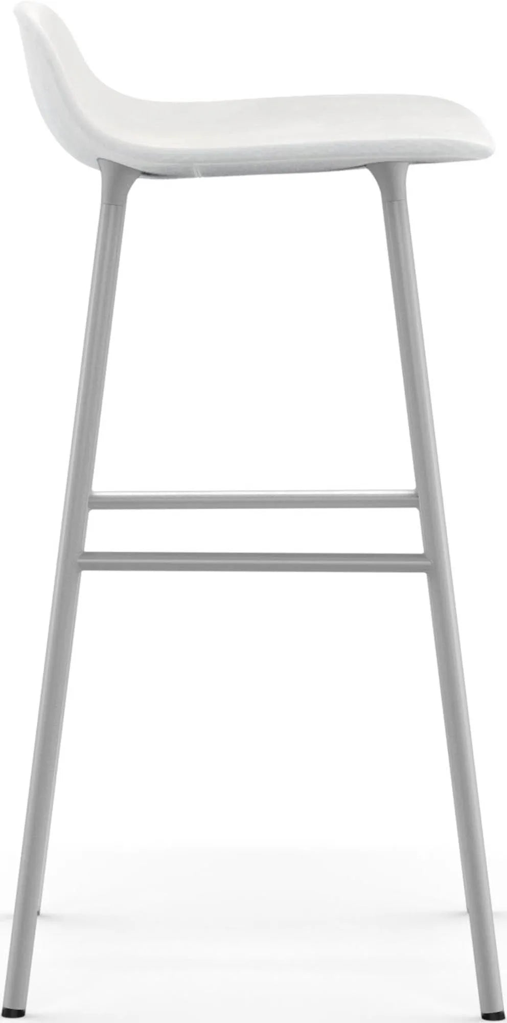 Stilvoller 75 cm Barhocker von Normann Copenhagen, bequem gepolstert.