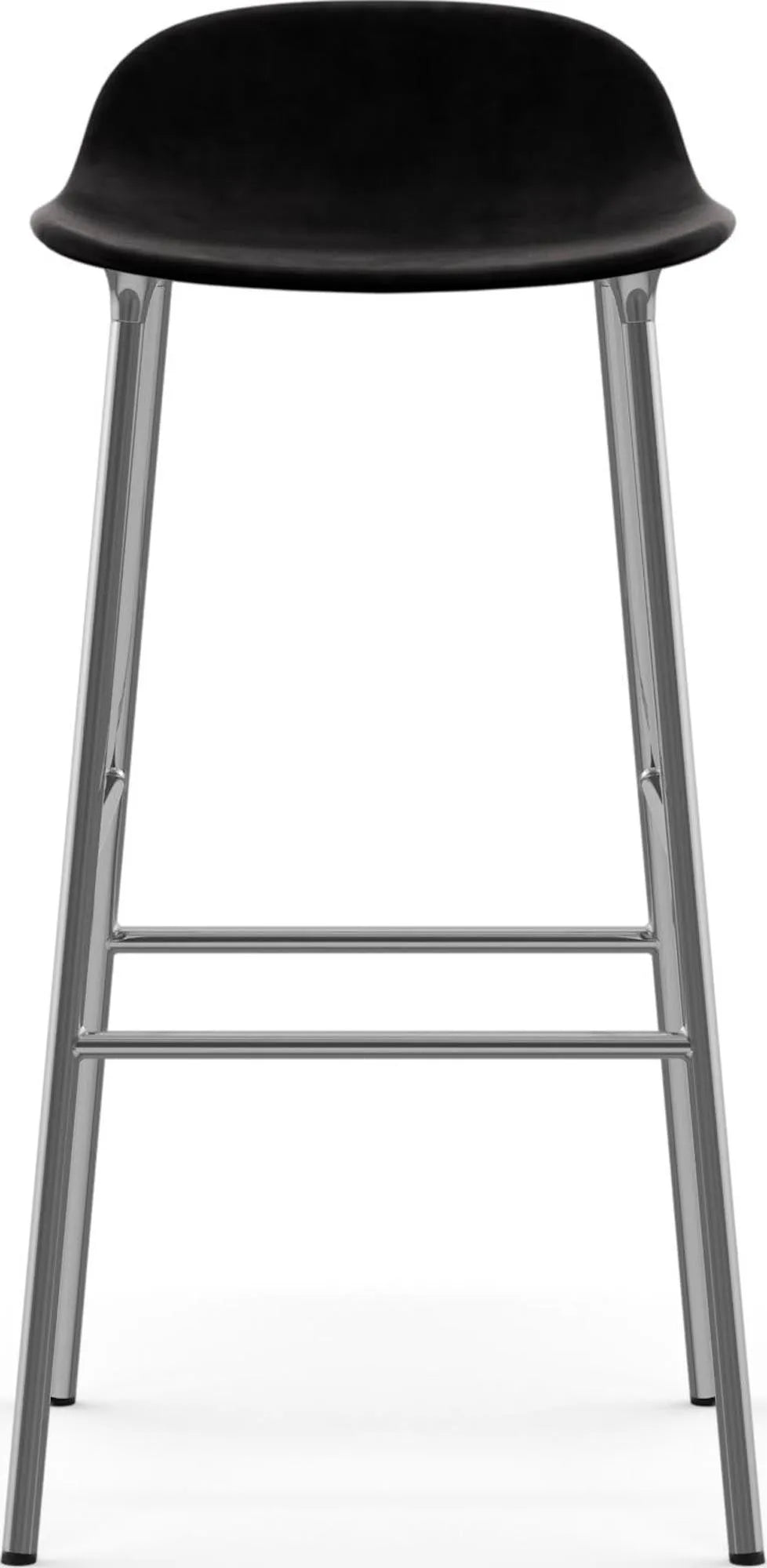 Eleganter 75 cm Barhocker von Normann Copenhagen, komfortabel gepolstert.