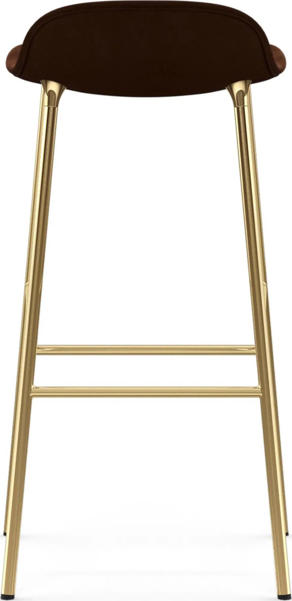 Eleganter 75 cm Barhocker von Normann Copenhagen, komfortabel gepolstert.