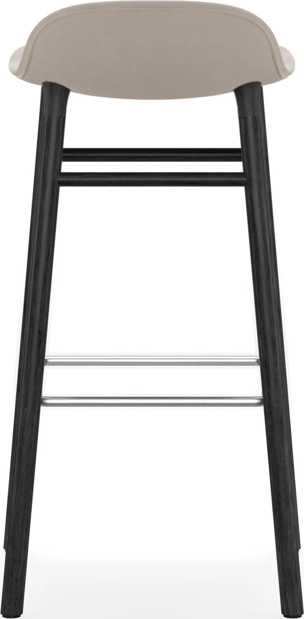 Stilvoller 75 cm Barhocker von Normann Copenhagen, bequem gepolstert.