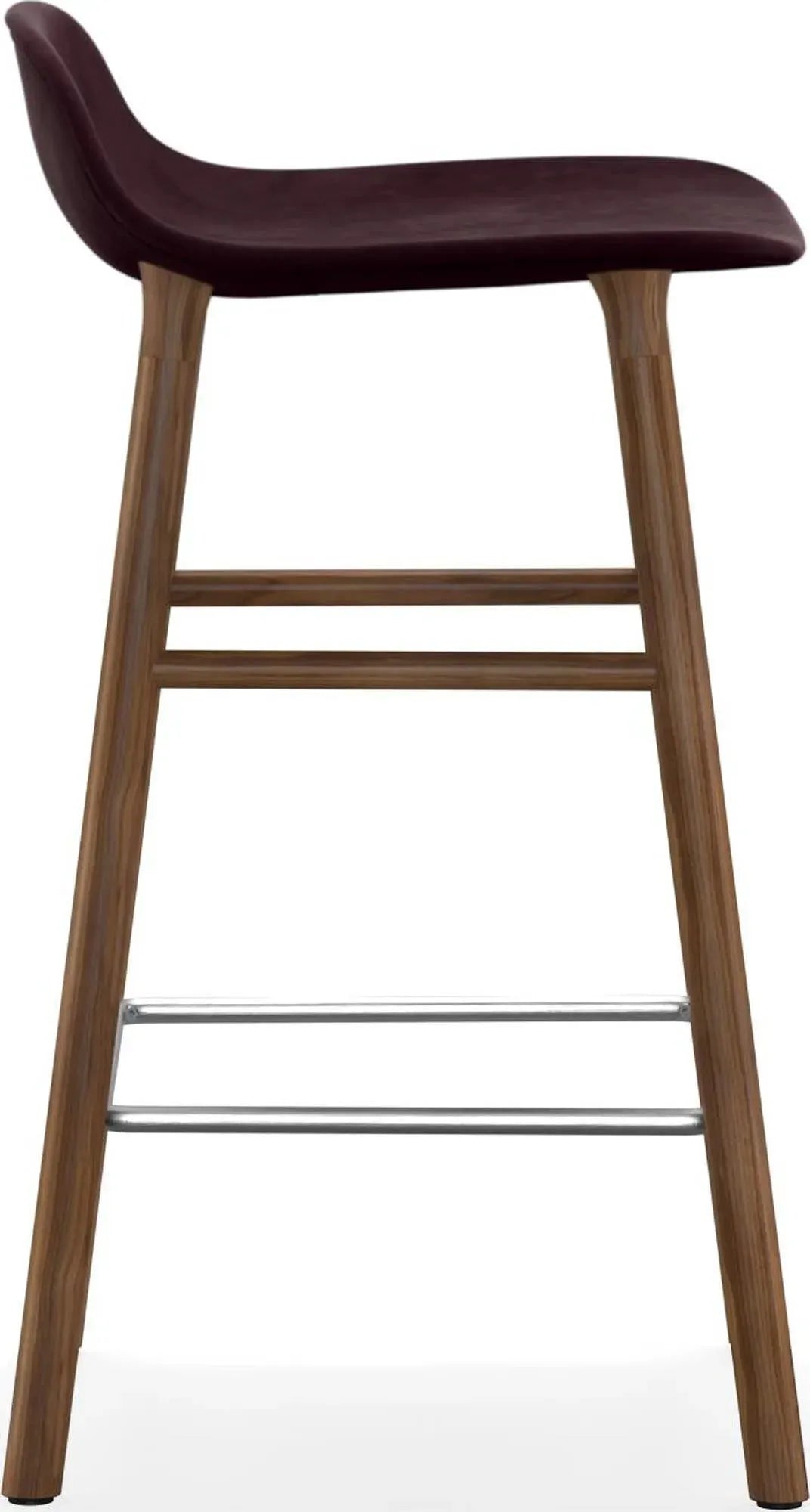 Stilvoller 75 cm Barhocker von Normann Copenhagen, bequem gepolstert.