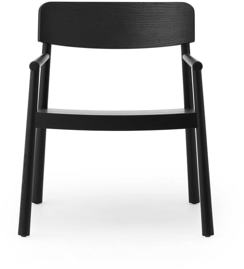 Timb Loungesessel in Schwarz präsentiert im Onlineshop von KAQTU Design AG. Sessel ist von Normann Copenhagen