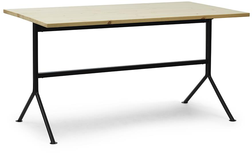Kip Schreibtisch in Natur / Schwarz präsentiert im Onlineshop von KAQTU Design AG. Schreibtisch ist von Normann Copenhagen