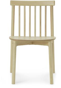 Pind Stuhl in Natur präsentiert im Onlineshop von KAQTU Design AG. Stuhl ist von Normann Copenhagen
