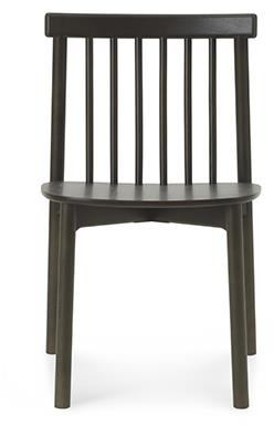Pind Stuhl in Dunkelbraun präsentiert im Onlineshop von KAQTU Design AG. Stuhl ist von Normann Copenhagen