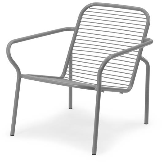 Vig Loungesessel in Grau präsentiert im Onlineshop von KAQTU Design AG. Outdoor-Sessel ist von Normann Copenhagen