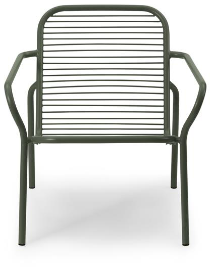 Vig Loungesessel in Dunkelgrün präsentiert im Onlineshop von KAQTU Design AG. Outdoor-Sessel ist von Normann Copenhagen