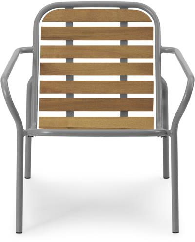 Vig Robinia Loungesessel  in Natur / Grau präsentiert im Onlineshop von KAQTU Design AG. Outdoor-Sessel ist von Normann Copenhagen