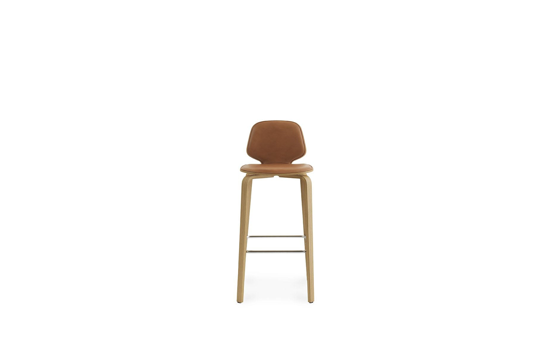 My Chair Barhocker 75 cm Walnuss Frontpolster - KAQTU Design