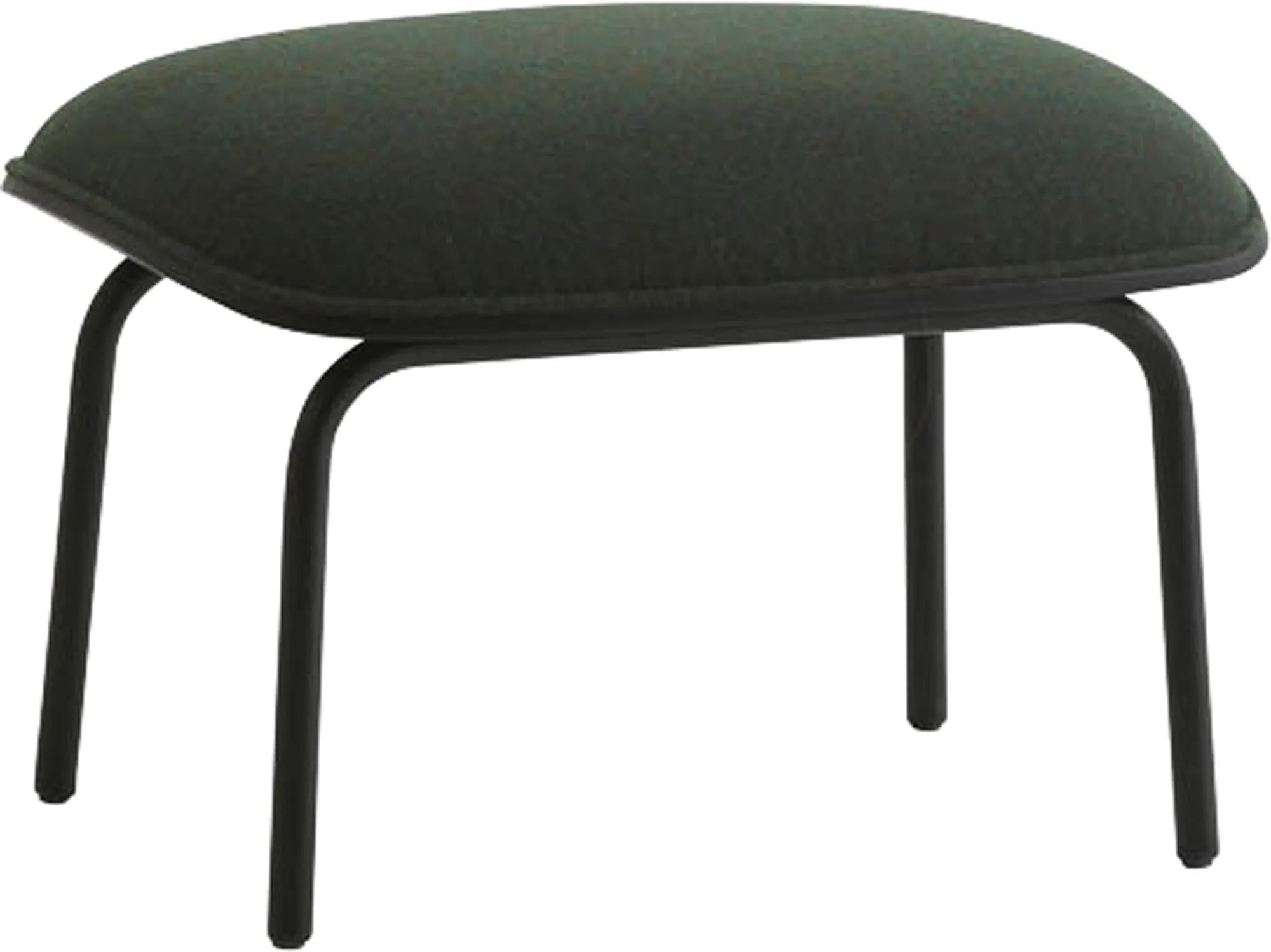Eleganter Pad Fusshocker aus schwarzer Eiche von Normann Copenhagen.