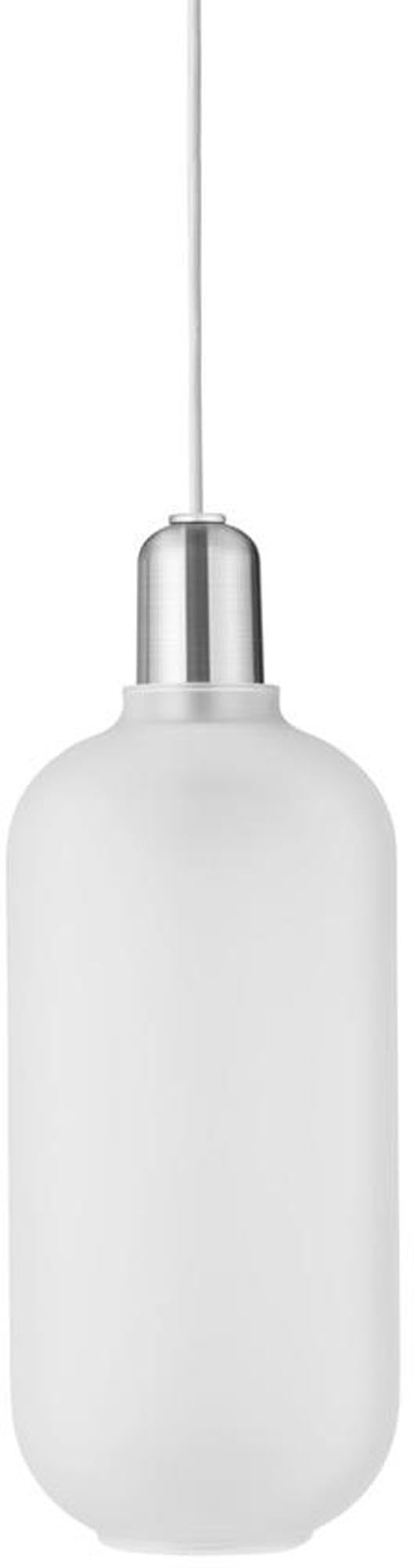 AMP lamp replacement glass, small matt/white