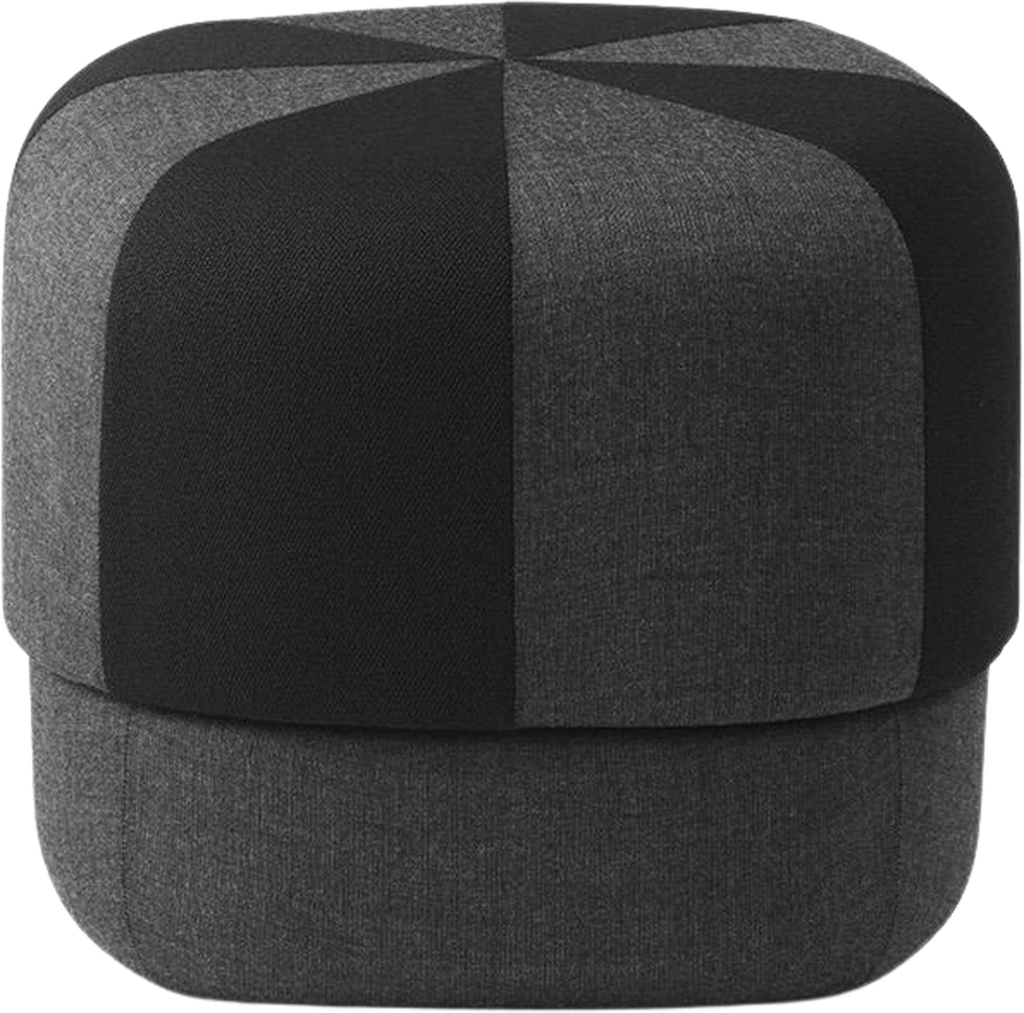 Circus pouf Duo Klein Schwarz in  präsentiert im Onlineshop von KAQTU Design AG. Hocker ist von Normann Copenhagen