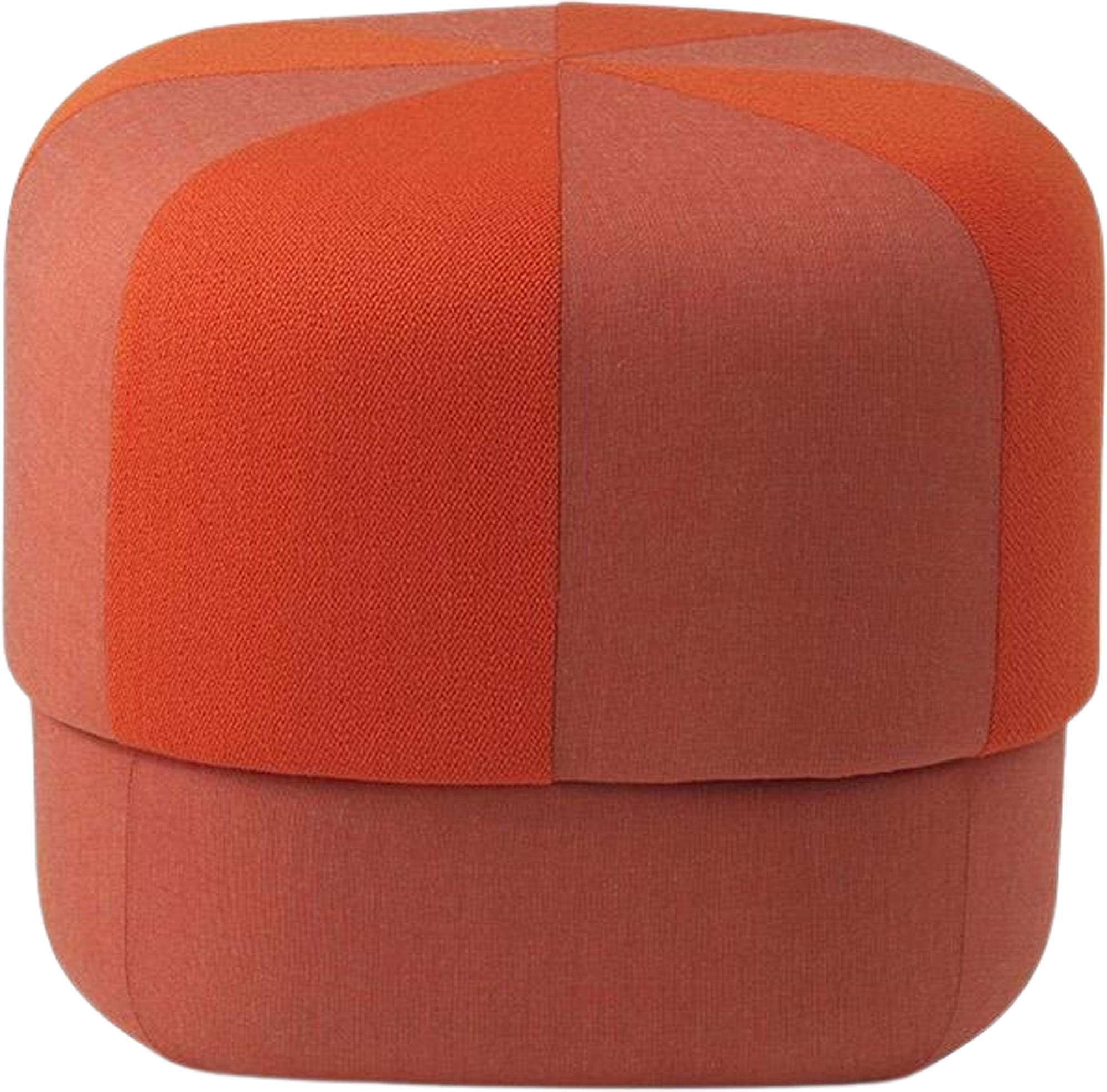 Circus Pouf Duo Klein Orange in  präsentiert im Onlineshop von KAQTU Design AG. Hocker ist von Normann Copenhagen