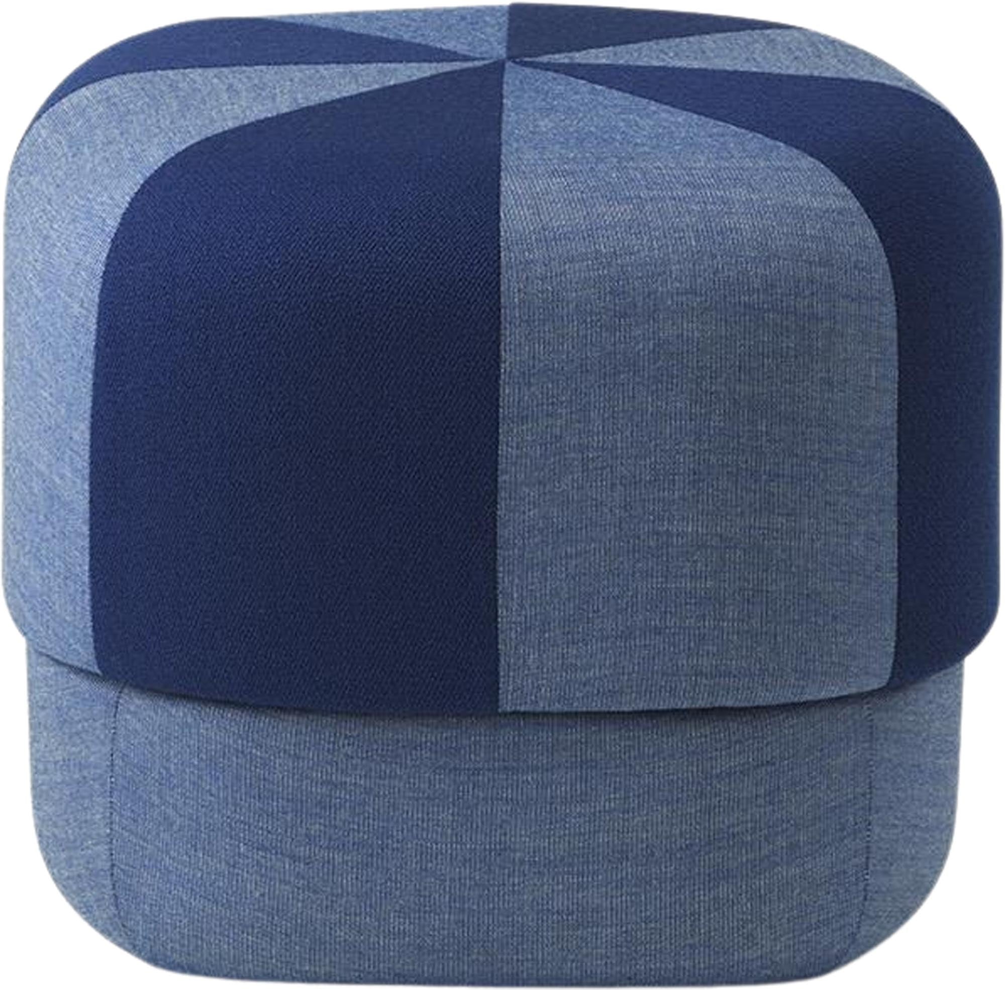 Circus Pouf Duo Klein Blau in  präsentiert im Onlineshop von KAQTU Design AG. Hocker ist von Normann Copenhagen