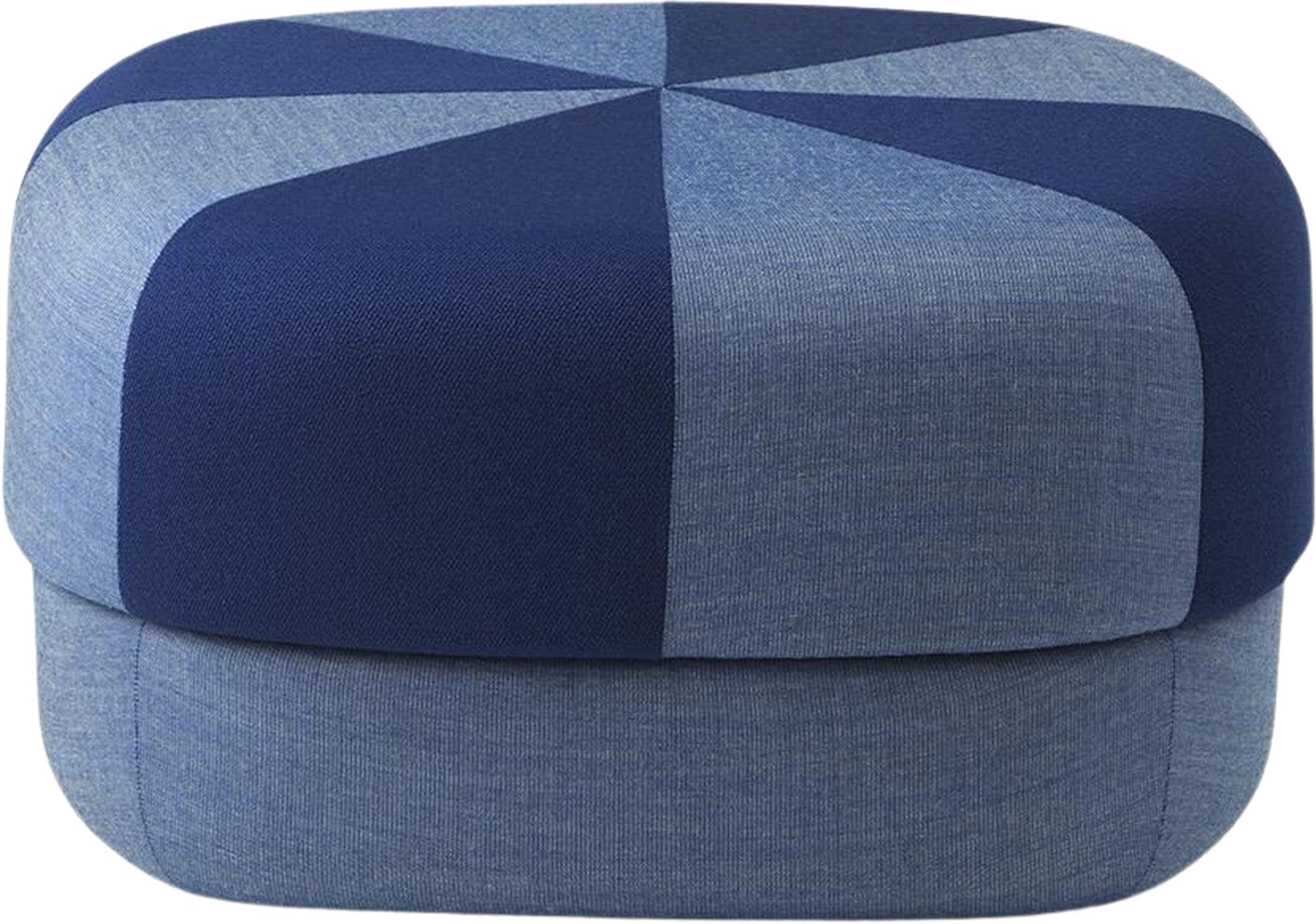 Circus Pouf Duo Gross Blau