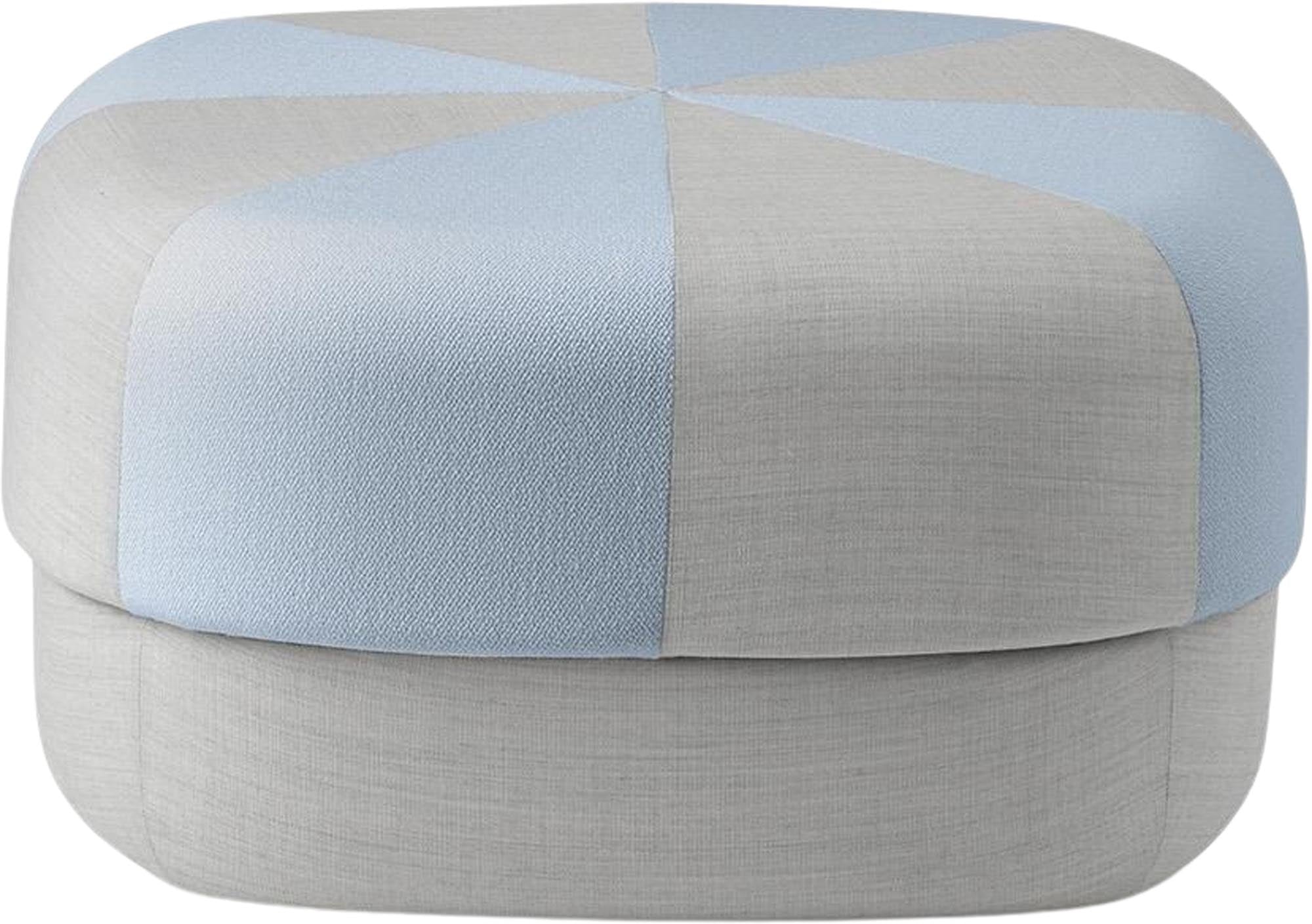 Circus Pouf Duo Gross hellblau in  präsentiert im Onlineshop von KAQTU Design AG. Hocker ist von Normann Copenhagen